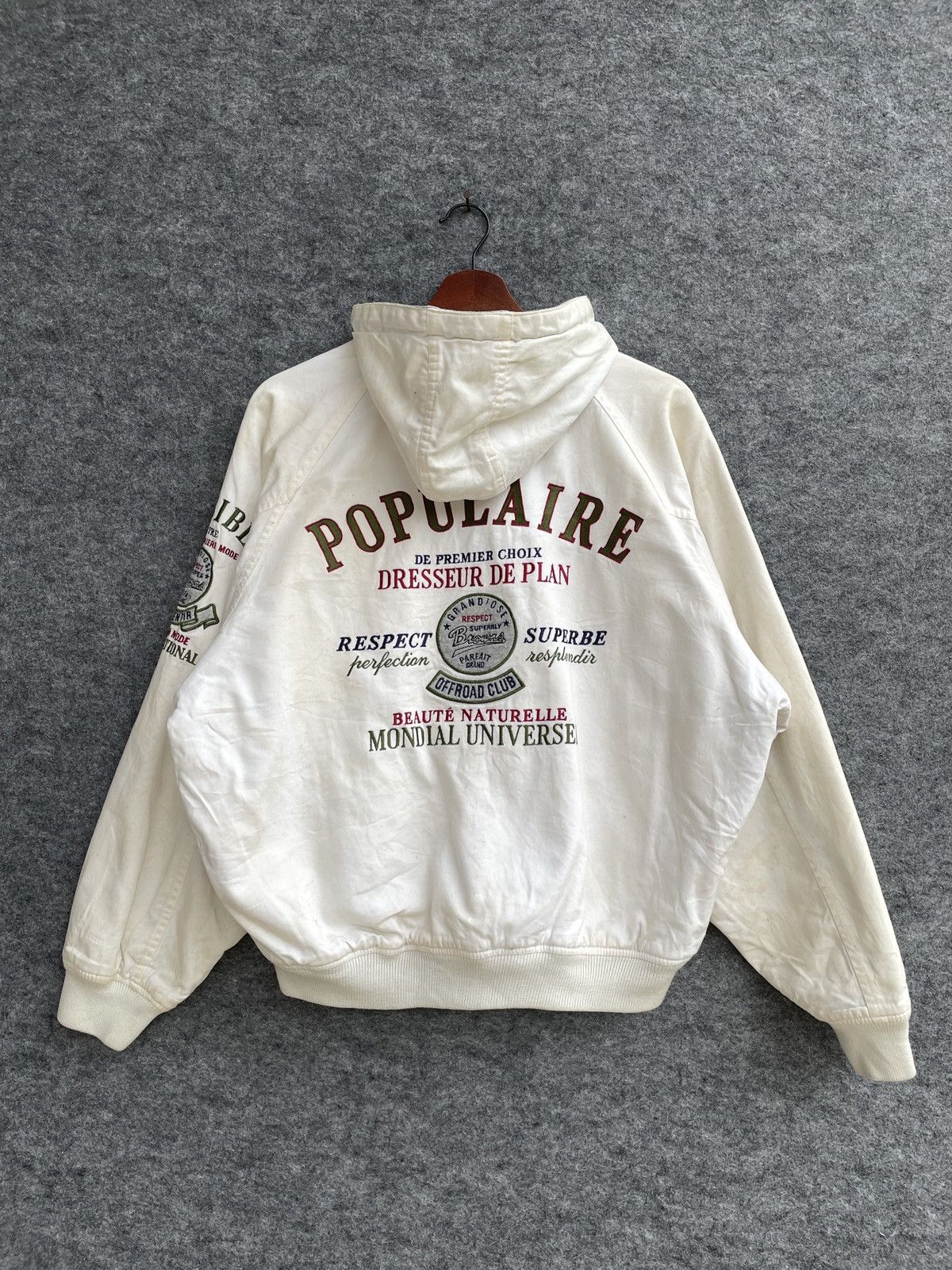 Japanese Brand VINTAGE SENSATION POPULAIRE REVERSIBLE BOMBER Size US M / EU 48-50 / 2 - 1 Thumbnail