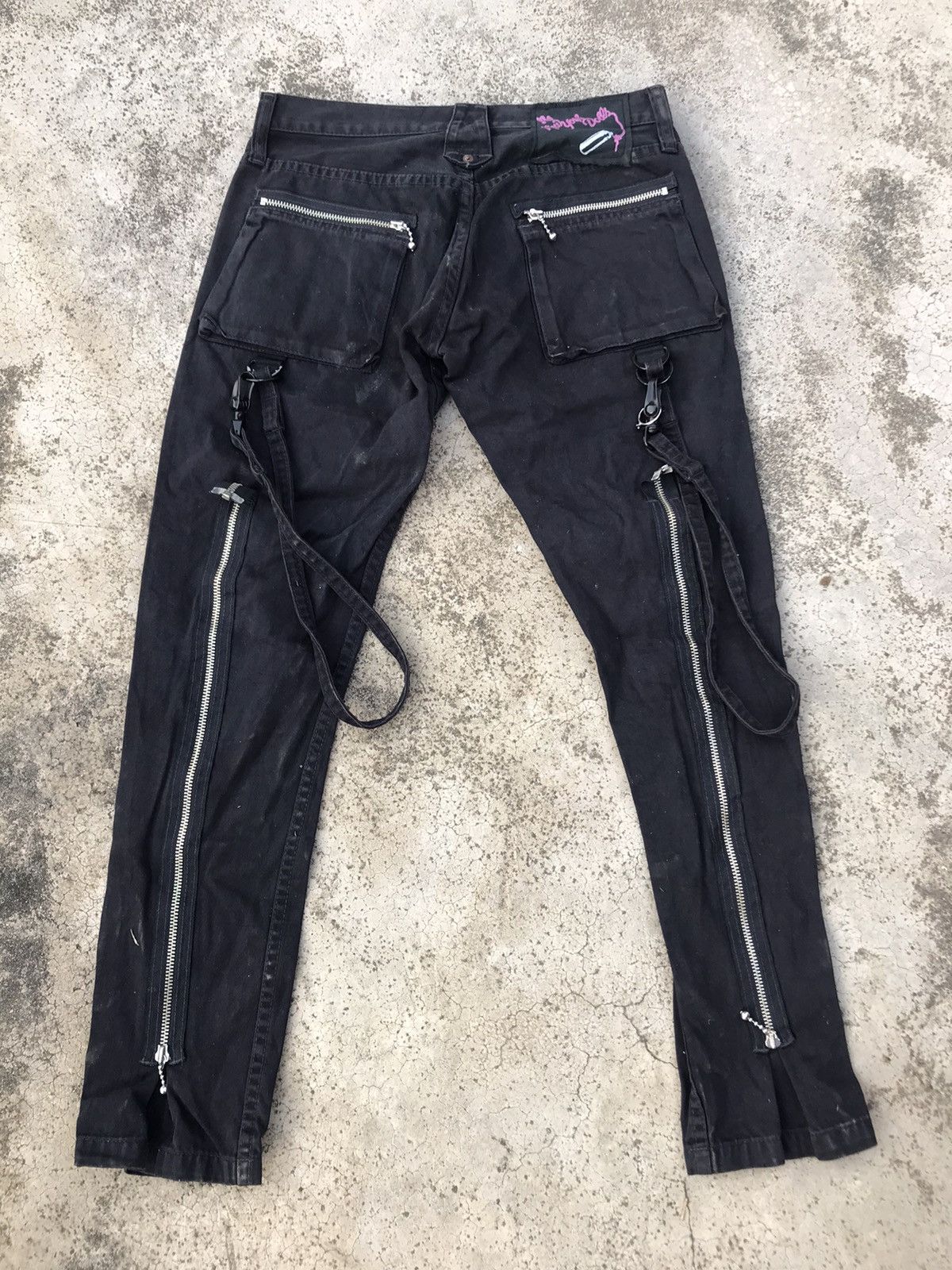 Japanese Brand × Seditionaries RNA INC NEW YORK DOLLS BONDAGE PARACHUTE PUNK PANT Size US 30 / EU 46 - 3 Thumbnail