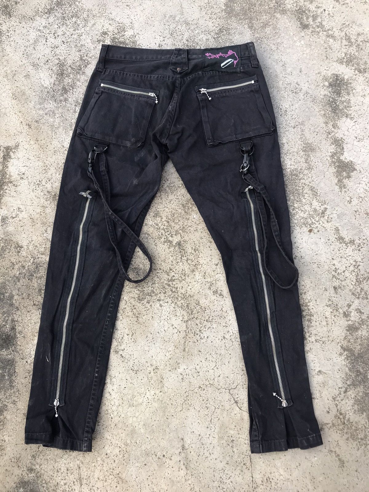 Japanese Brand × Seditionaries RNA INC NEW YORK DOLLS BONDAGE PARACHUTE PUNK PANT Size US 30 / EU 46 - 1 Thumbnail