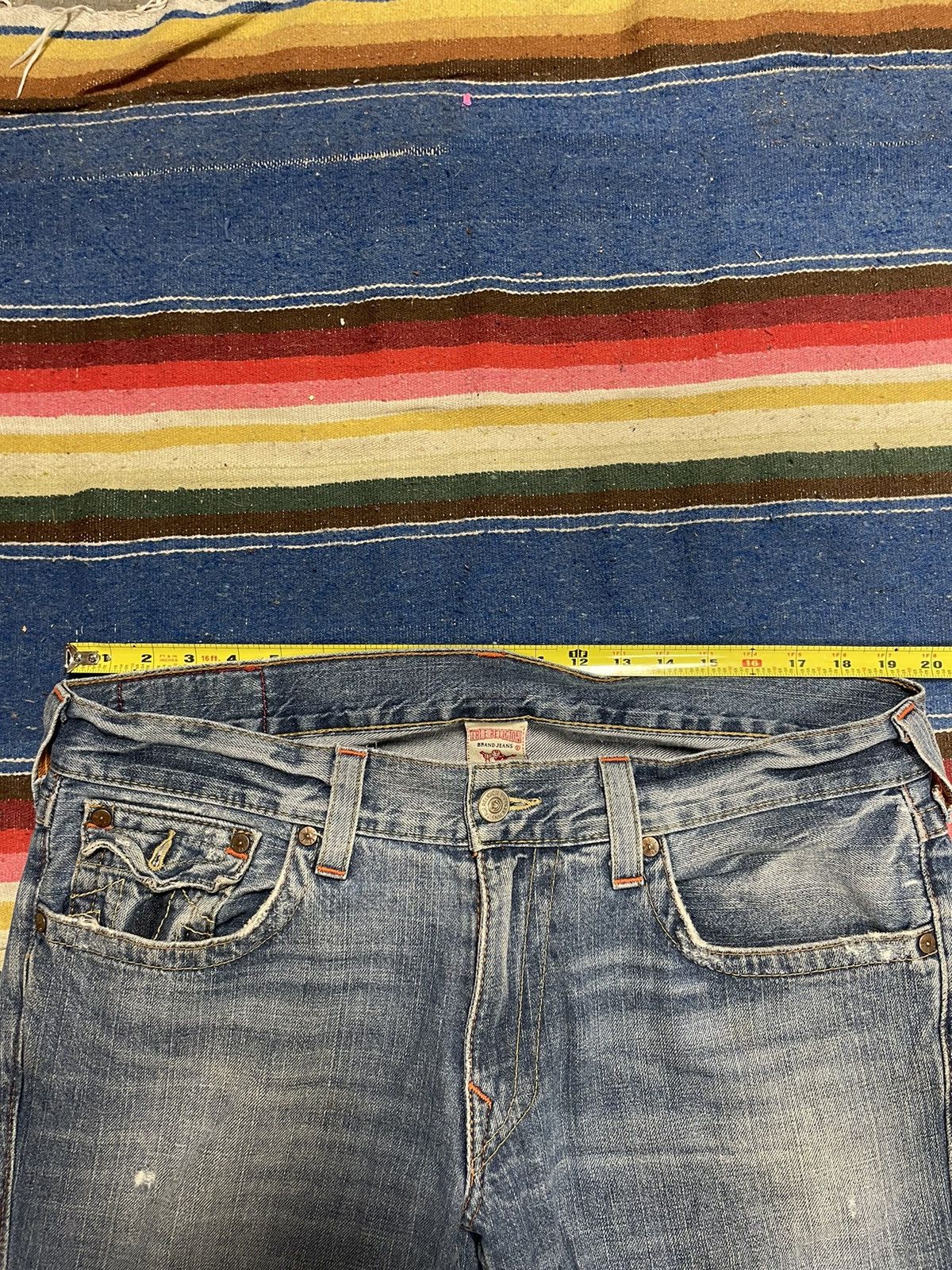 True Religion True religion bell bottom loose fit Y2K jeans Size US 38 / EU 54 - 5 Thumbnail
