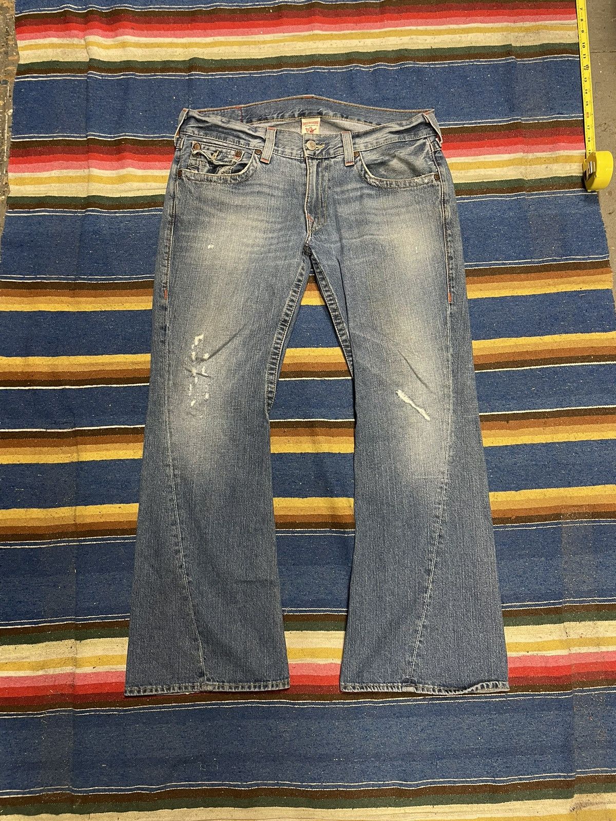 True Religion True religion bell bottom loose fit Y2K jeans Size US 38 / EU 54 - 1 Thumbnail