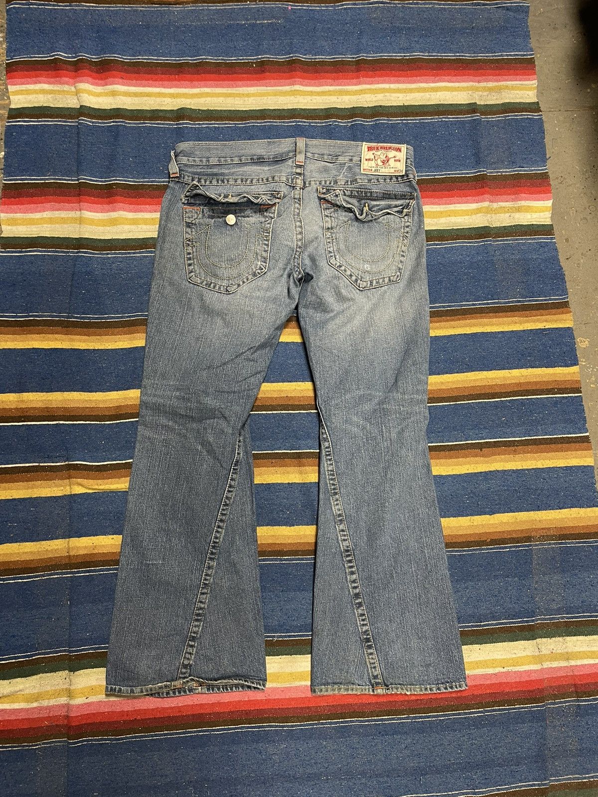 True Religion True religion bell bottom loose fit Y2K jeans Size US 38 / EU 54 - 2 Thumbnail