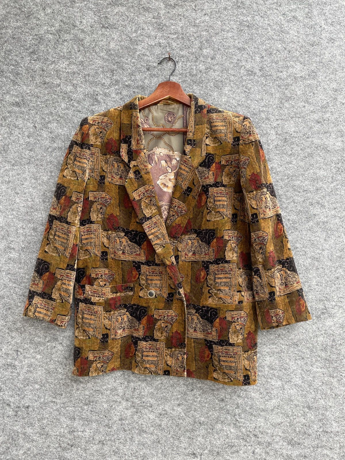 image of Vintage Sun Road Japanese Overprinted Jacket in Mix, Men's (Size Medium)