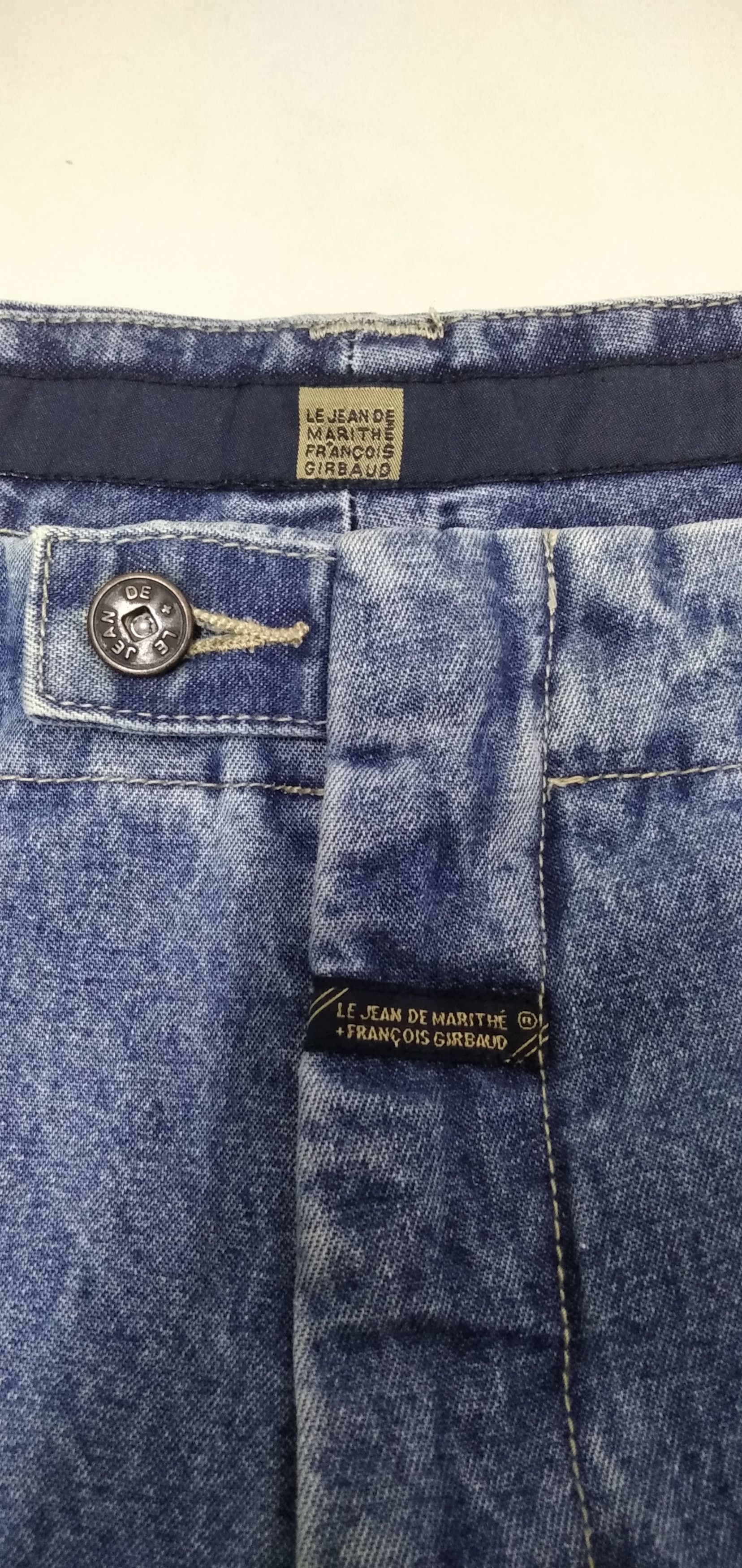 JNCO Vintage Marithe Francois Girbaud Spellout Baggy Strap Denim Size US 35 - 6 Thumbnail