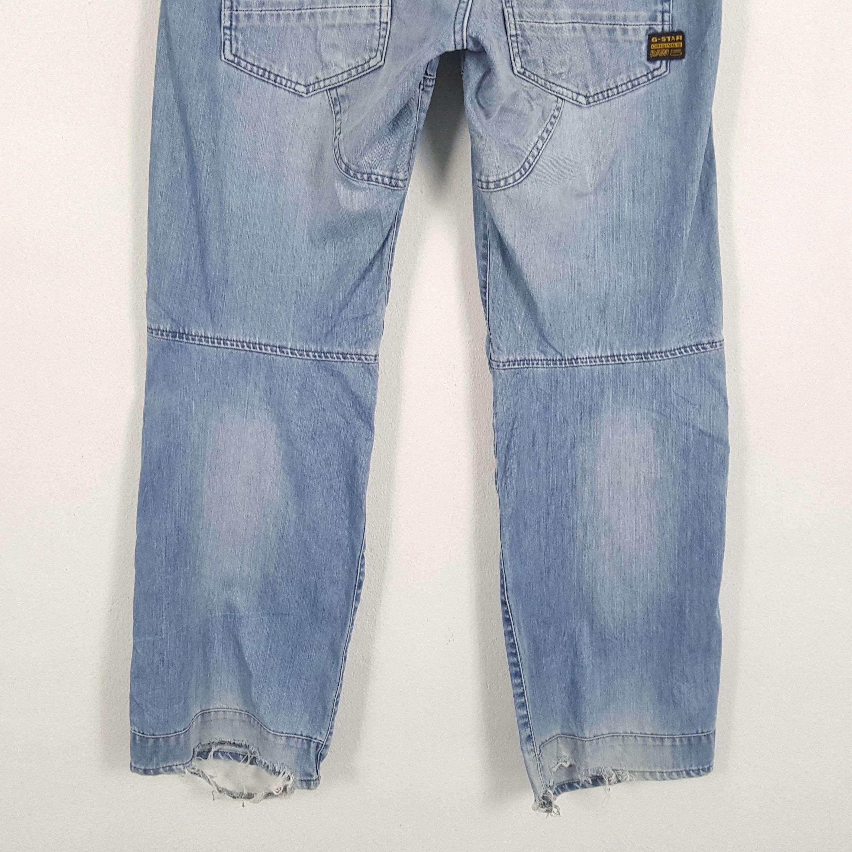 G-Star × Japanese Brand × Vintage G STAR RAW Japanese Streetwear Cargo Style Jeans Size US 32 / EU 48 - 6 Thumbnail