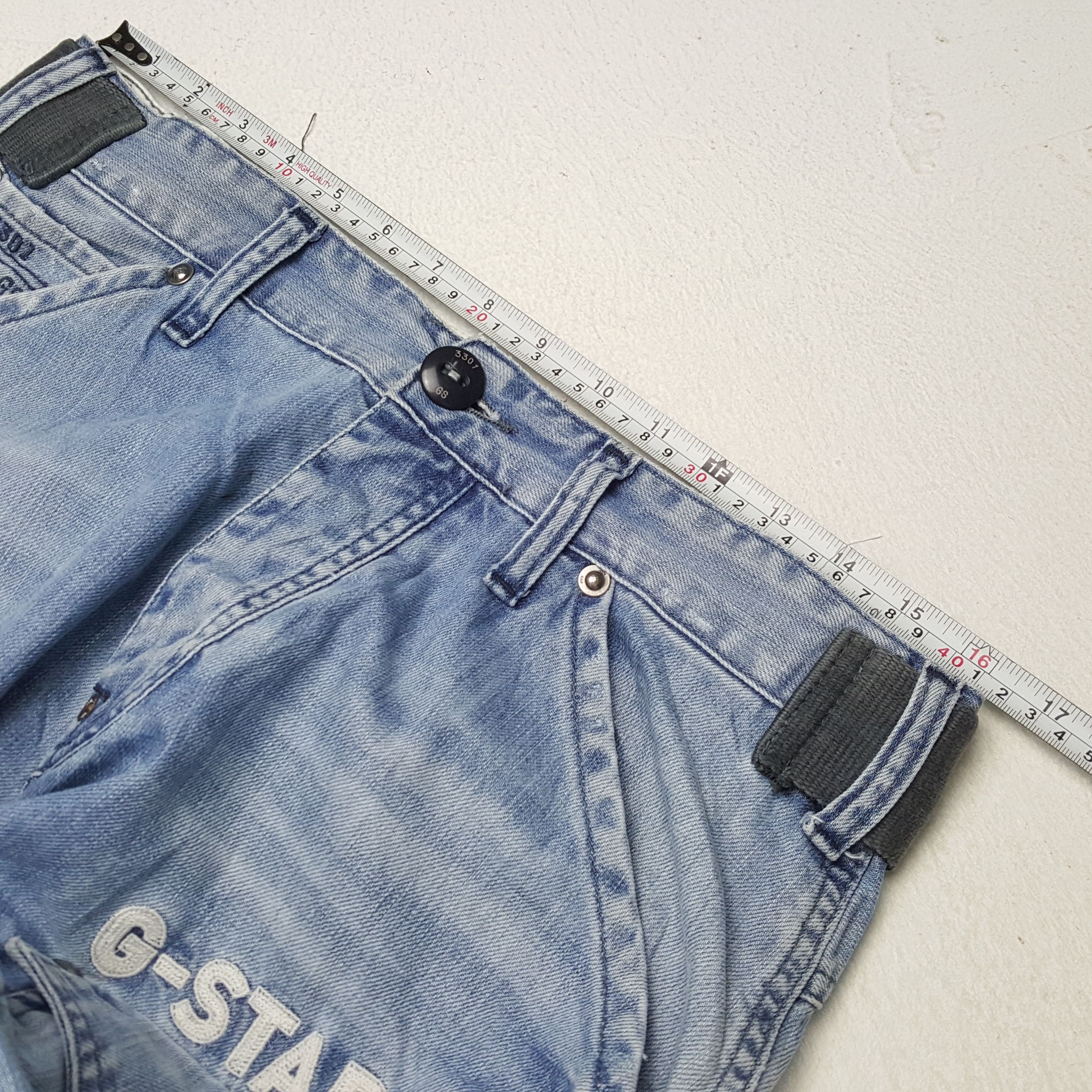 G-Star × Japanese Brand × Vintage G STAR RAW Japanese Streetwear Cargo Style Jeans Size US 32 / EU 48 - 7 Thumbnail
