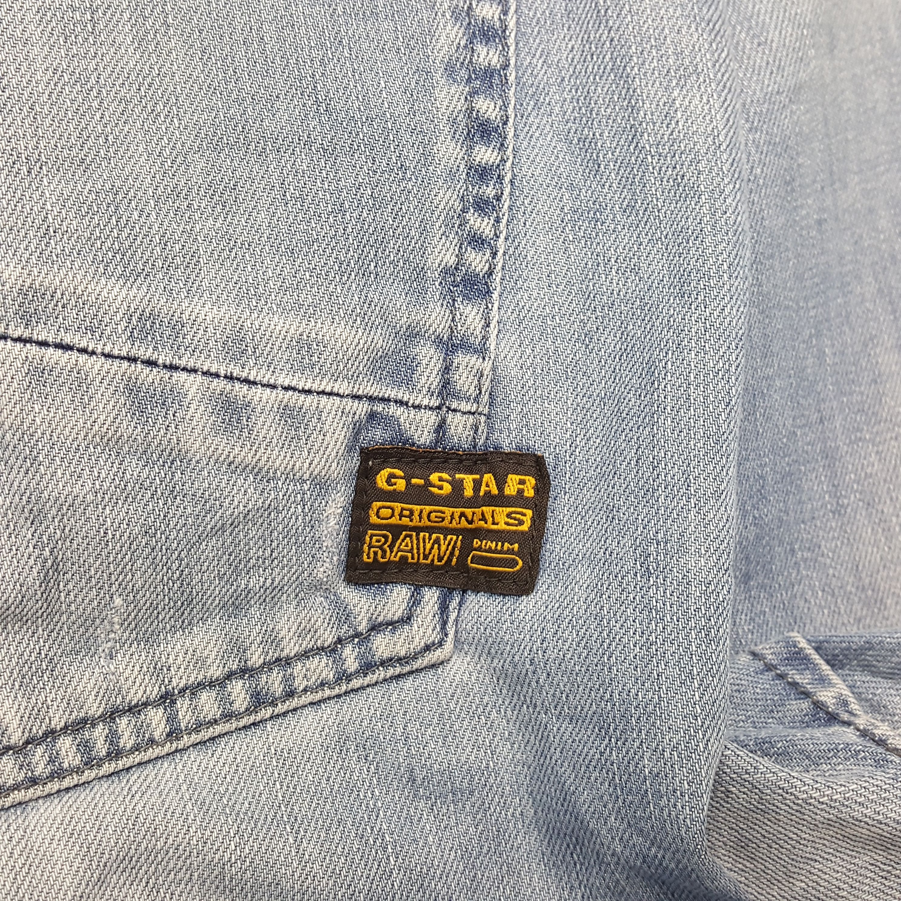 G-Star × Japanese Brand × Vintage G STAR RAW Japanese Streetwear Cargo Style Jeans Size US 32 / EU 48 - 14 Thumbnail