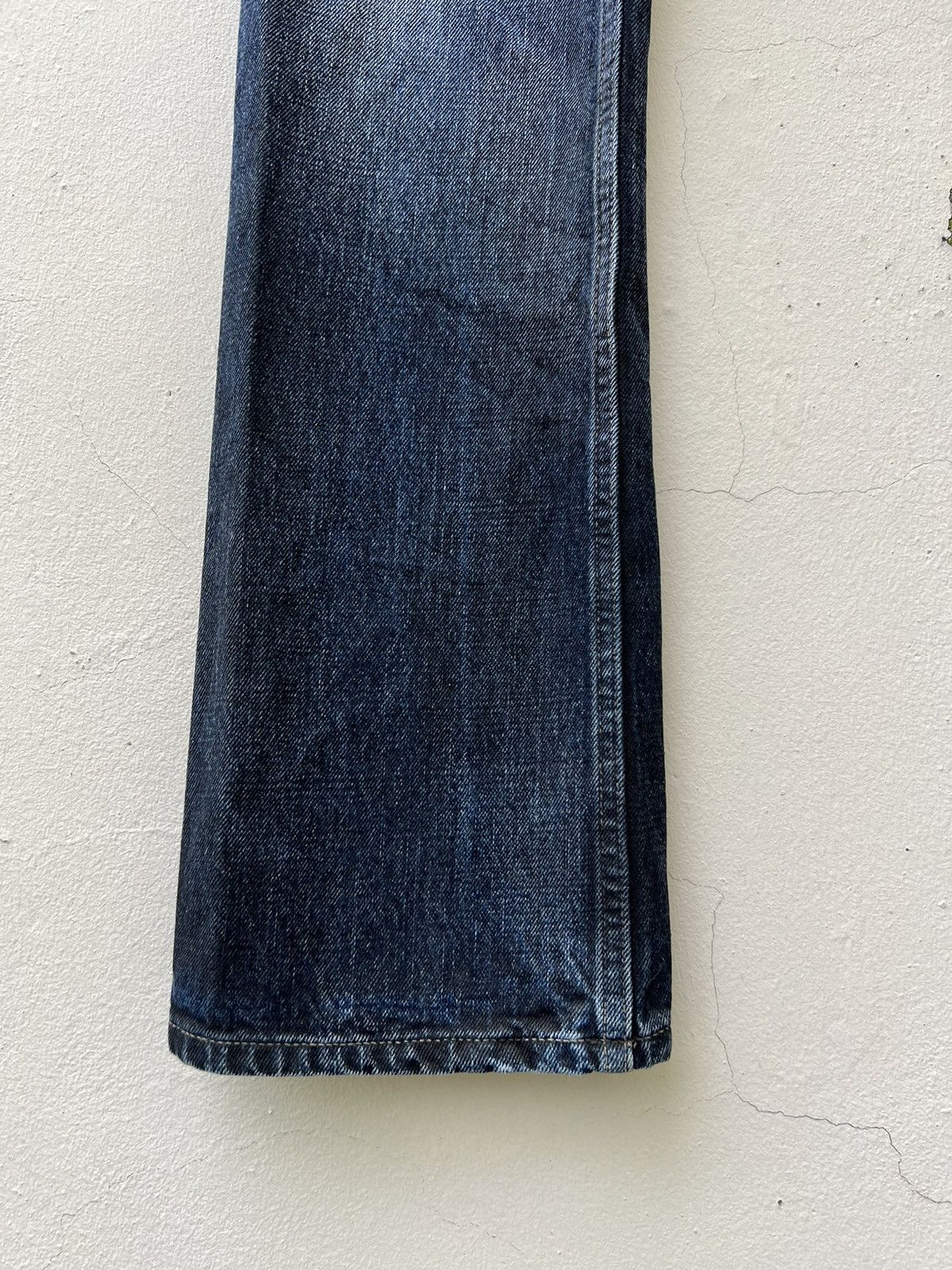 Shellac Shellac Shade Japan Waxed Denim Flare Jeans Size US 30 / EU 46 - 9 Thumbnail