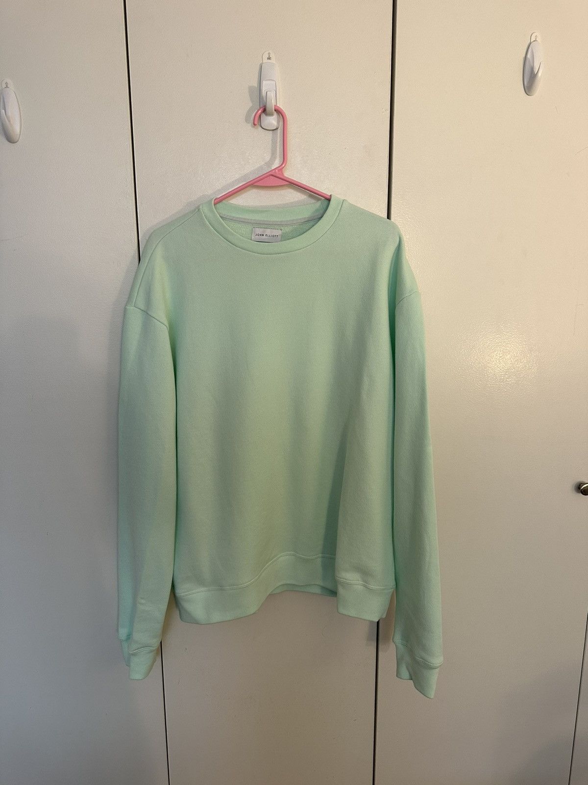 image of John Elliott Sea Green Sweatshirt, Men's (Size Medium)