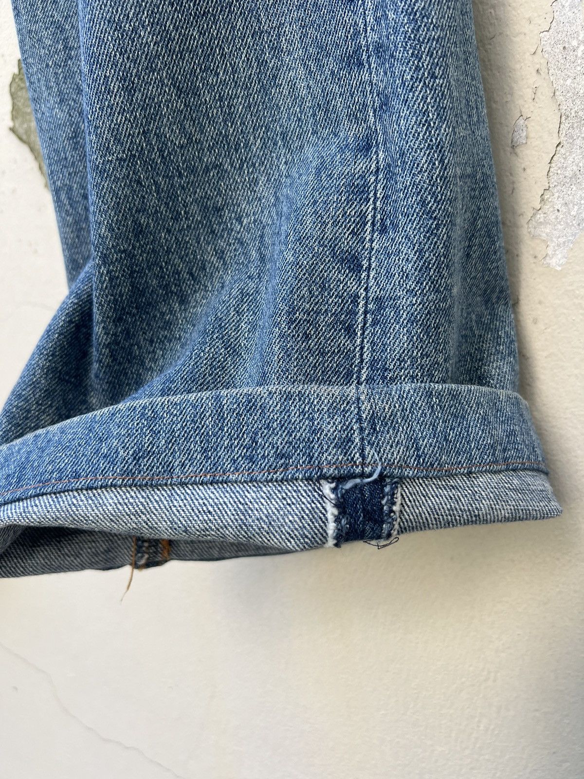 Japanese Brand Vintage Body Butter Japan Light Blue Denim Flare Jeans Size US 31 - 13 Thumbnail