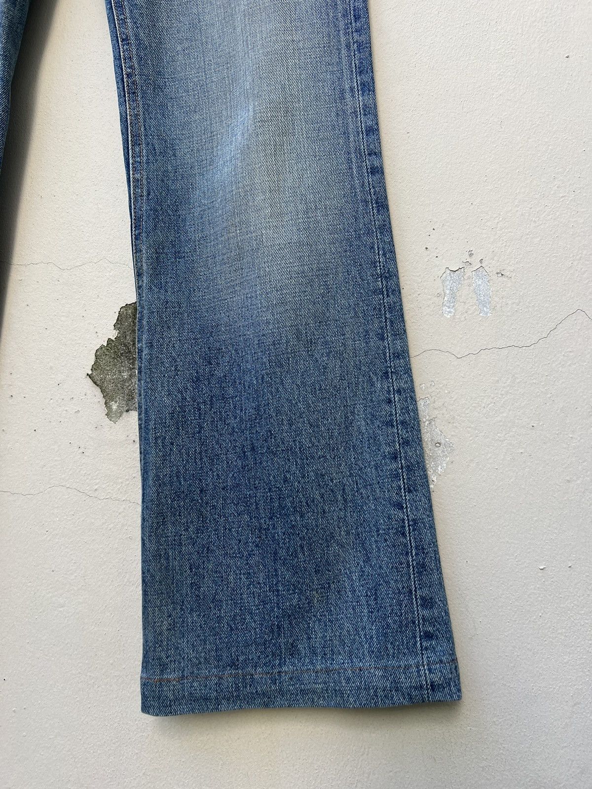 Japanese Brand Vintage Body Butter Japan Light Blue Denim Flare Jeans Size US 31 - 12 Thumbnail