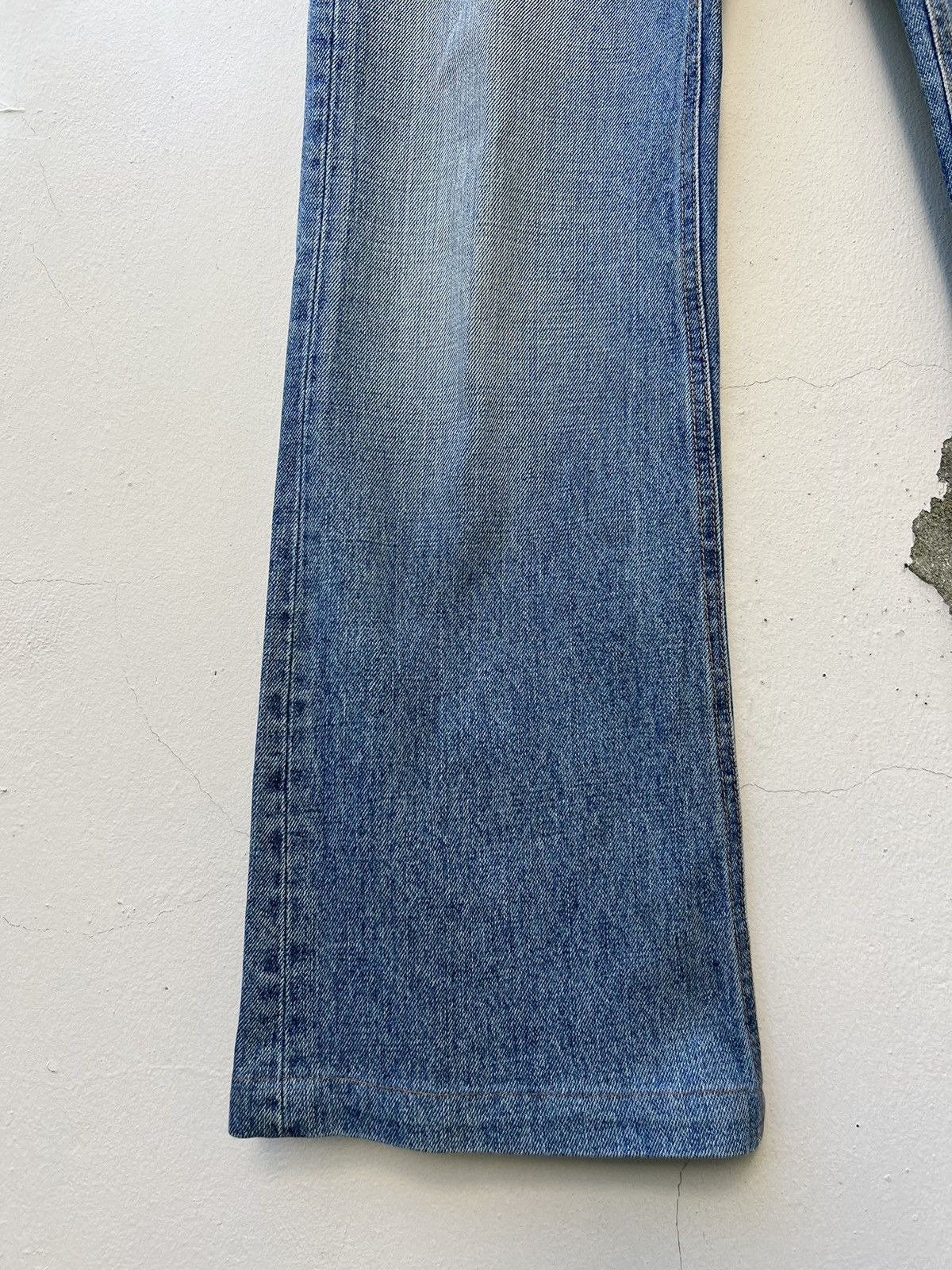Japanese Brand Vintage Body Butter Japan Light Blue Denim Flare Jeans Size US 31 - 9 Thumbnail