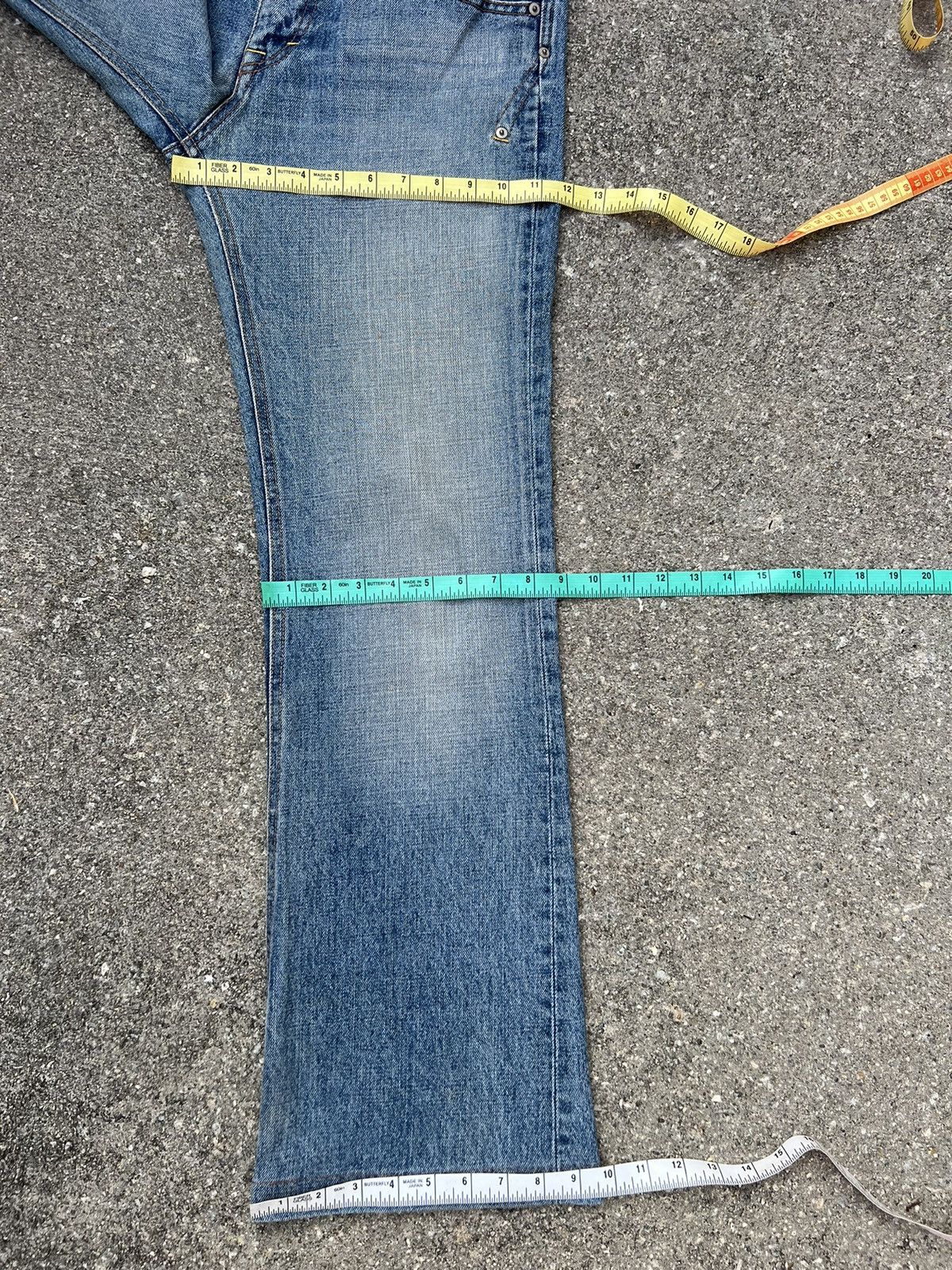 Japanese Brand Vintage Body Butter Japan Light Blue Denim Flare Jeans Size US 31 - 3 Thumbnail
