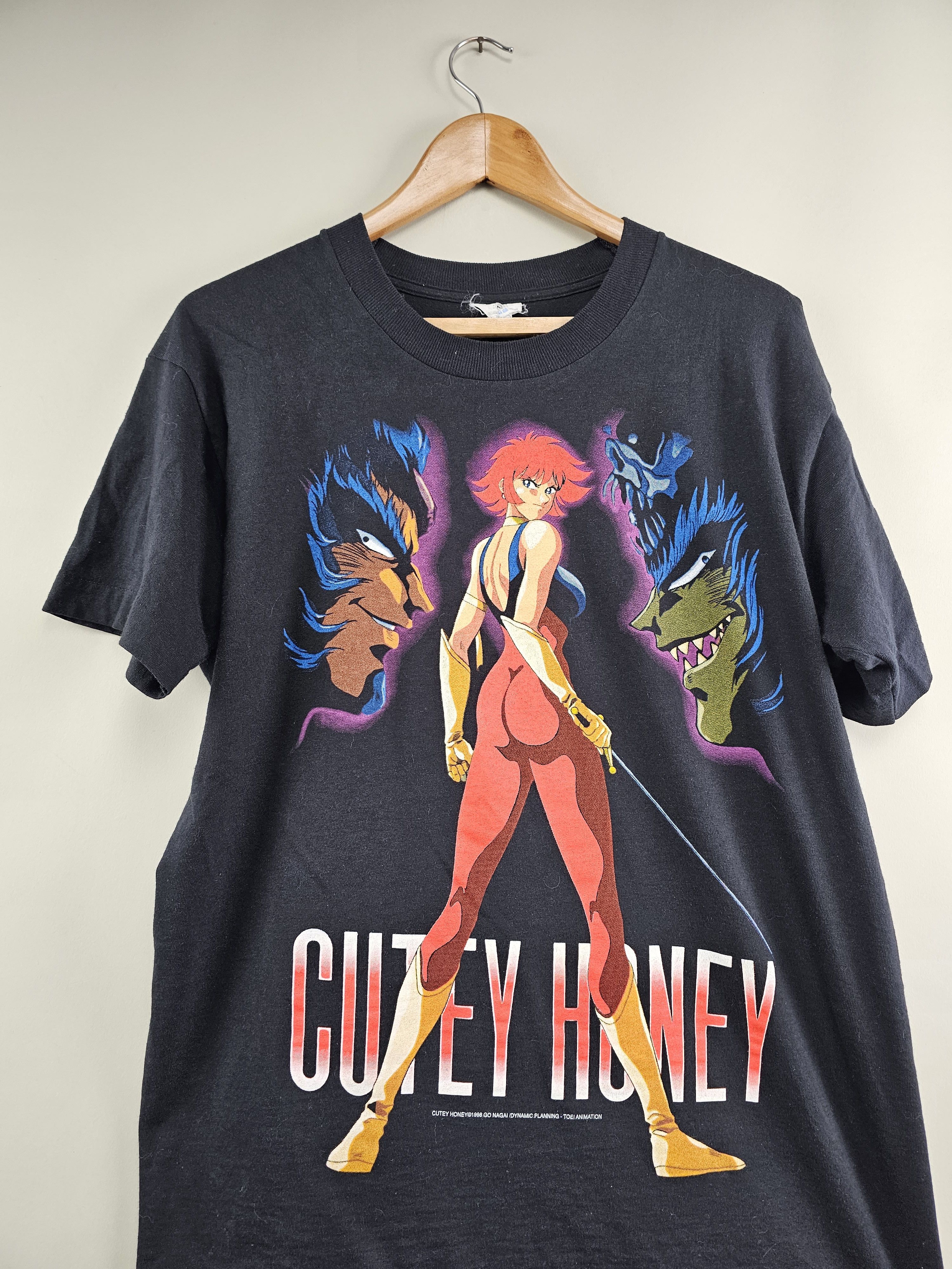 Anime × Vintage 1998 Cutey Honey 90s Vintage Anime Tee Size US M / EU 48-50 / 2 - 2 Thumbnail