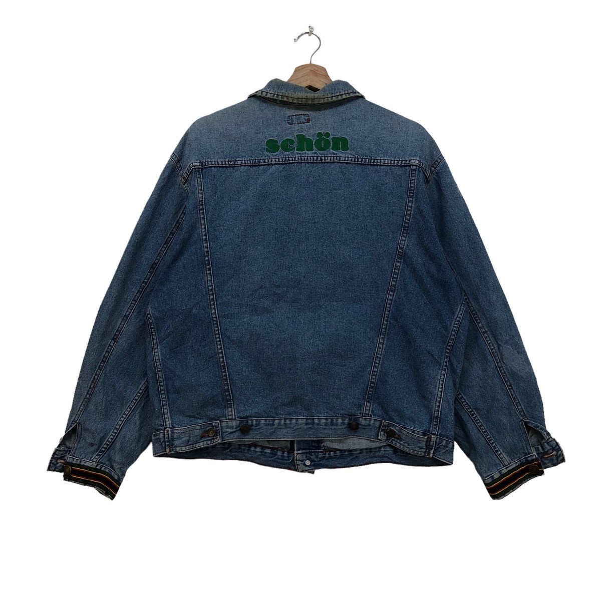 Japanese Brand 🔥Schion Denim Jacket Made In Italy Size US L / EU 52-54 / 3 - 2 Thumbnail