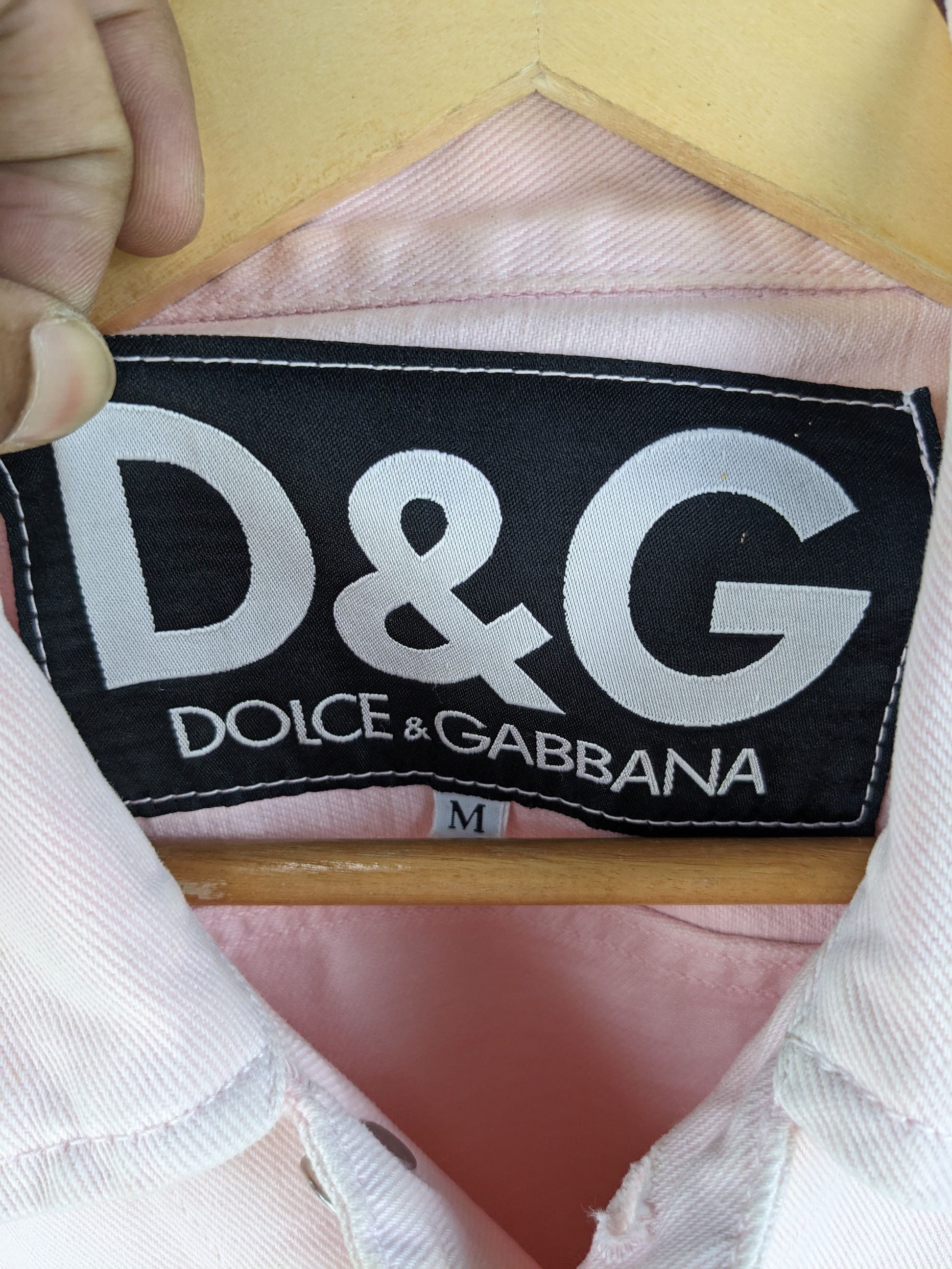 Designer × Dolce & Gabbana Dolce Gabbana Denim Jacket Cropped Size M / US 6-8 / IT 42-44 - 11 Thumbnail
