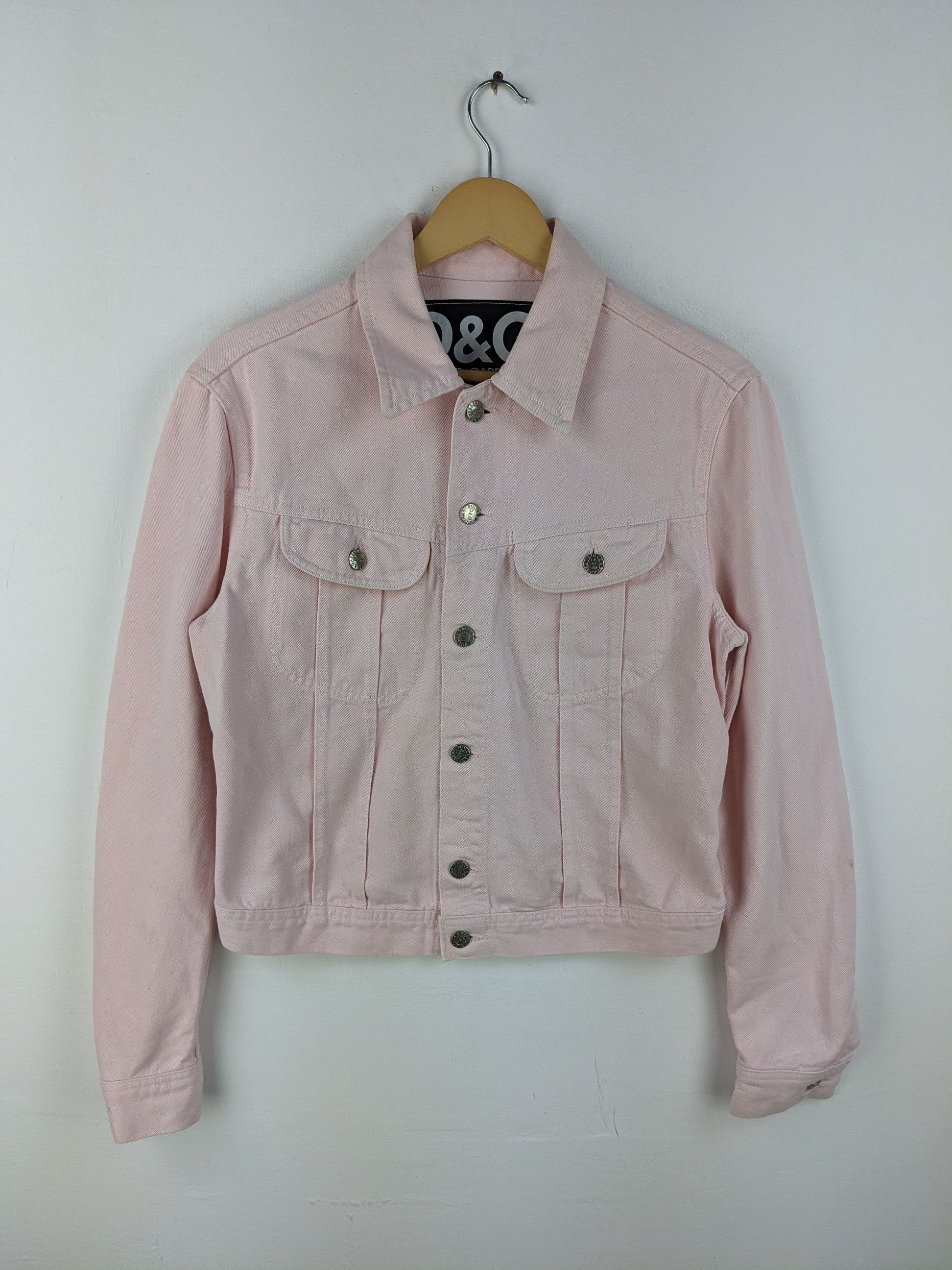 Designer × Dolce & Gabbana Dolce Gabbana Denim Jacket Cropped Size M / US 6-8 / IT 42-44 - 1 Thumbnail