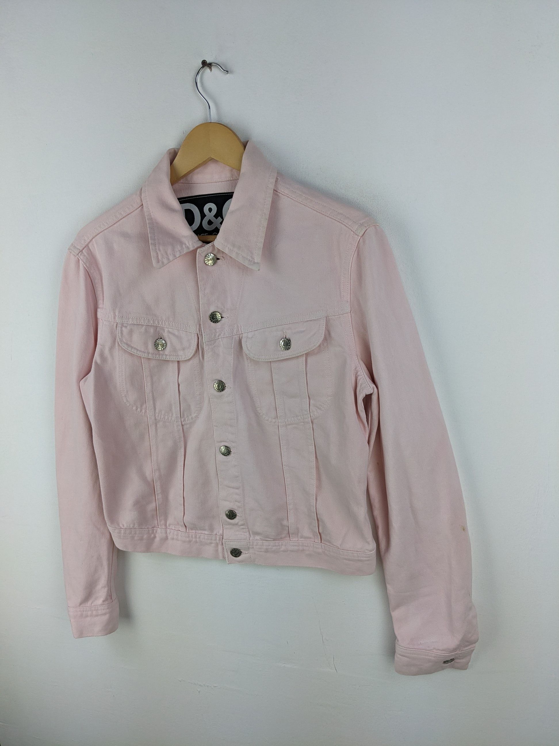 Designer × Dolce & Gabbana Dolce Gabbana Denim Jacket Cropped Size M / US 6-8 / IT 42-44 - 2 Thumbnail