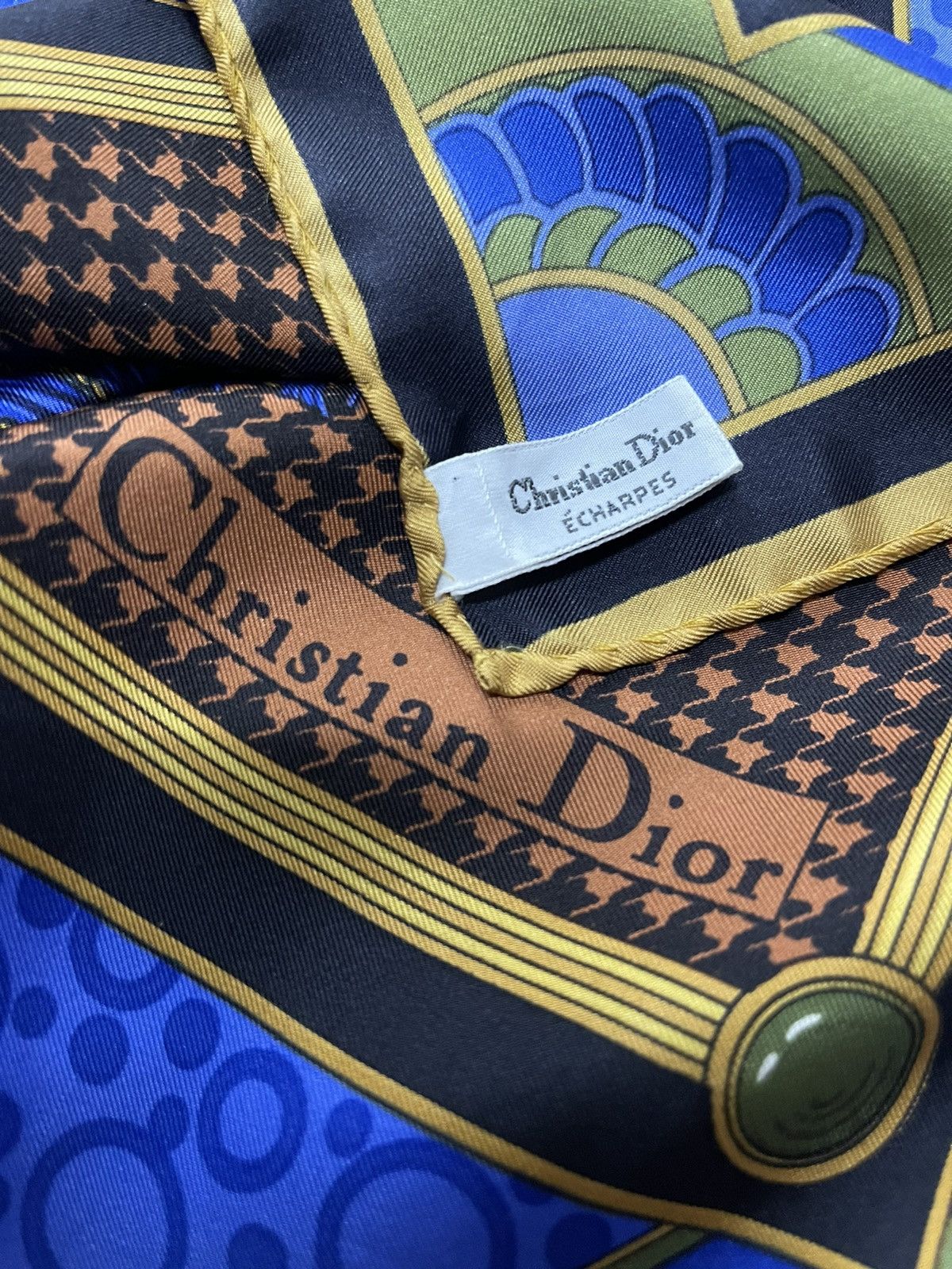 Christian Dior Monsieur Vintage Christian Dior Luxury Silk Scarves Size ONE SIZE - 13 Thumbnail