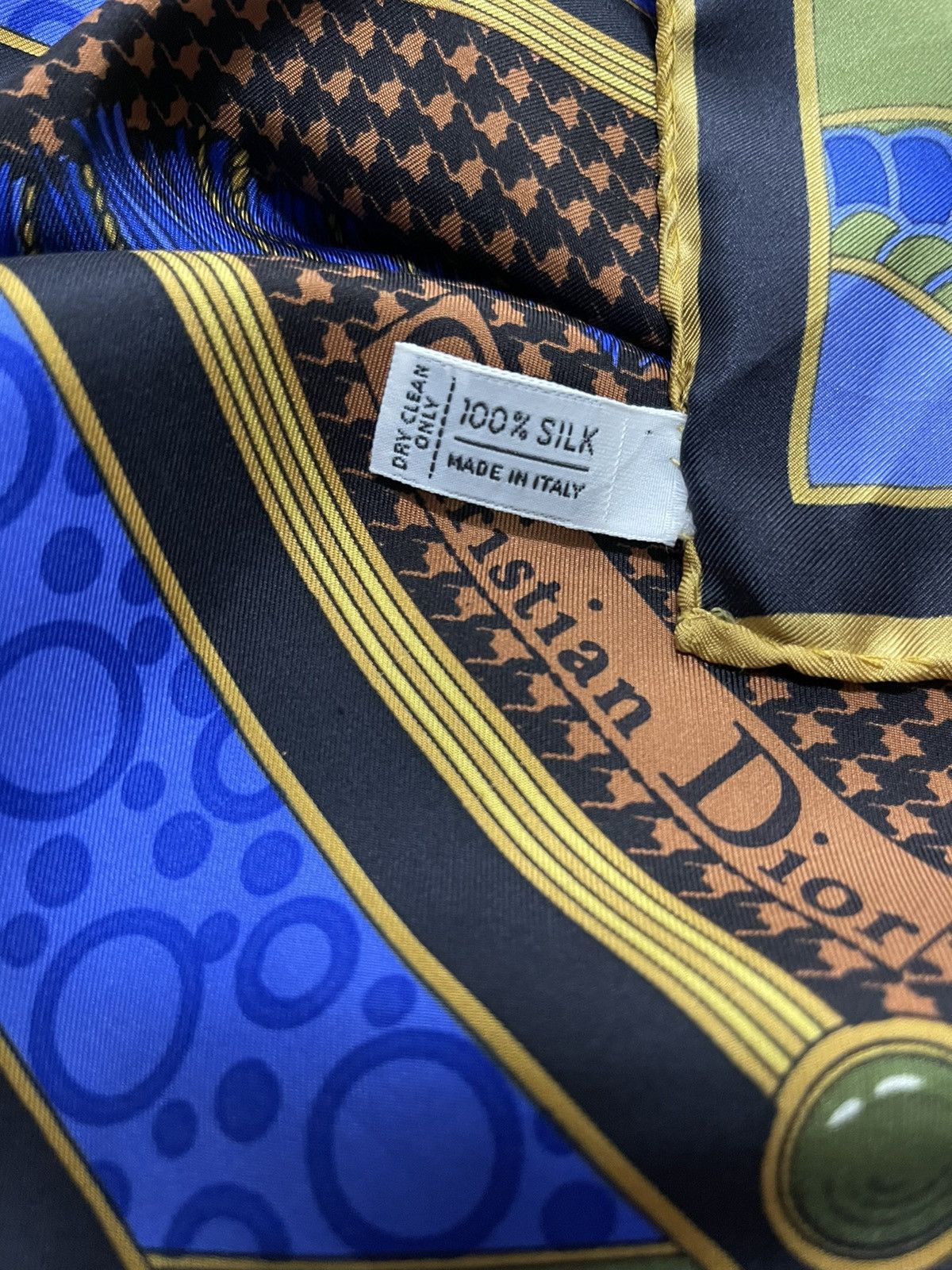 Christian Dior Monsieur Vintage Christian Dior Luxury Silk Scarves Size ONE SIZE - 12 Thumbnail