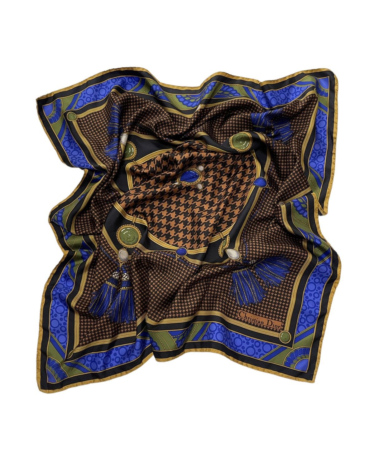 Christian Dior Monsieur Vintage Christian Dior Luxury Silk Scarves Size ONE SIZE - 1 Thumbnail