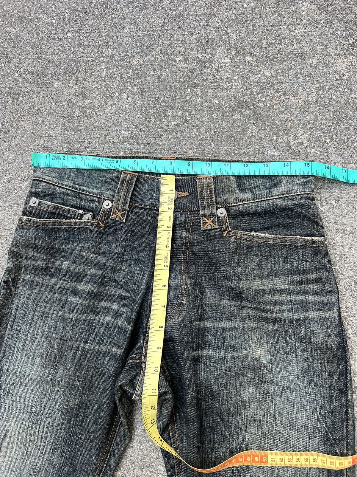Vintage Vintage Taka:Q Japan Faded Denim Flare Jeans Size US 29 - 2 Thumbnail