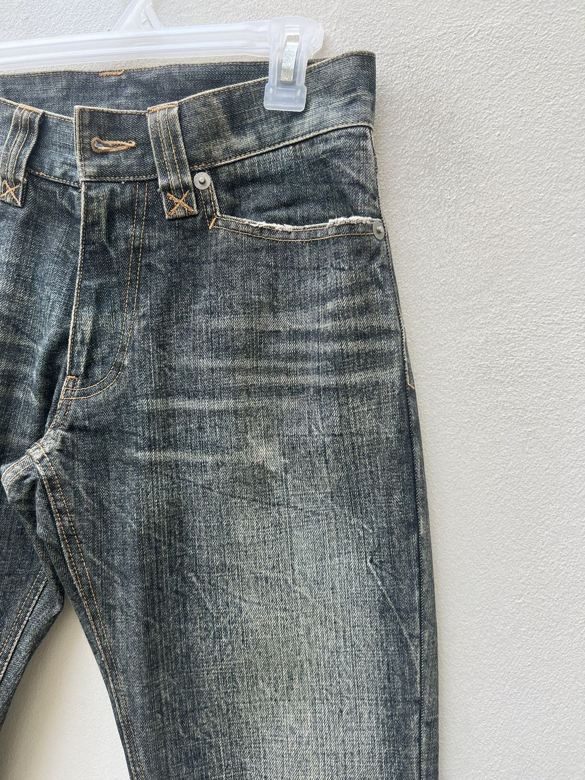 Vintage Vintage Taka:Q Japan Faded Denim Flare Jeans Size US 29 - 10 Thumbnail