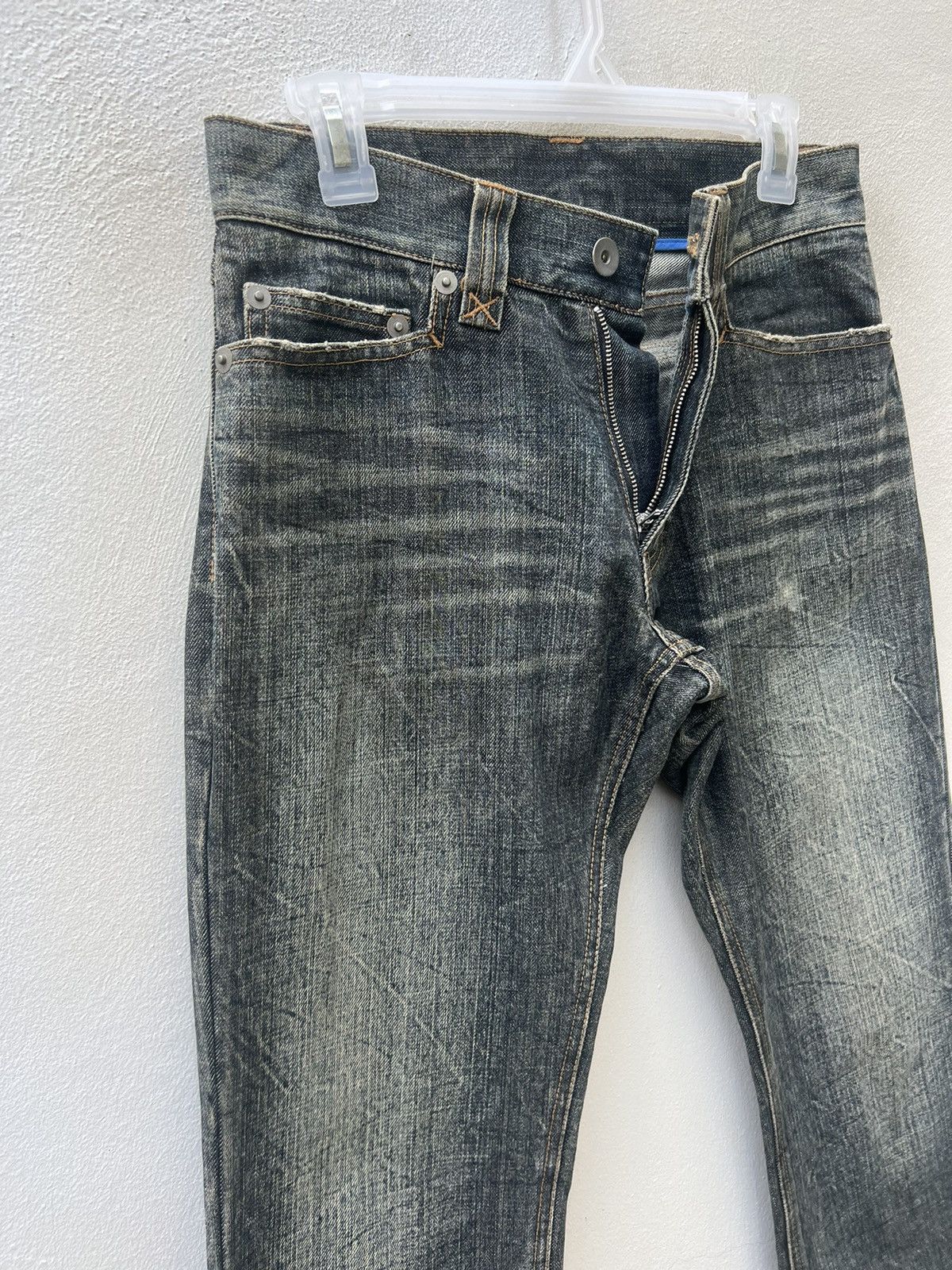 Vintage Vintage Taka:Q Japan Faded Denim Flare Jeans Size US 29 - 8 Thumbnail