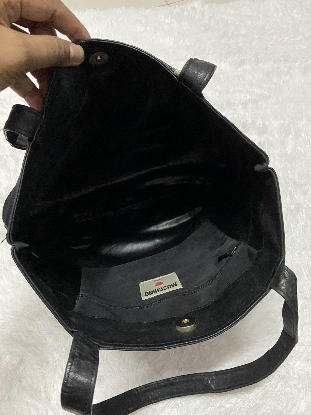 Moschino Moschino Black Tote Bag Size ONE SIZE - 7 Thumbnail