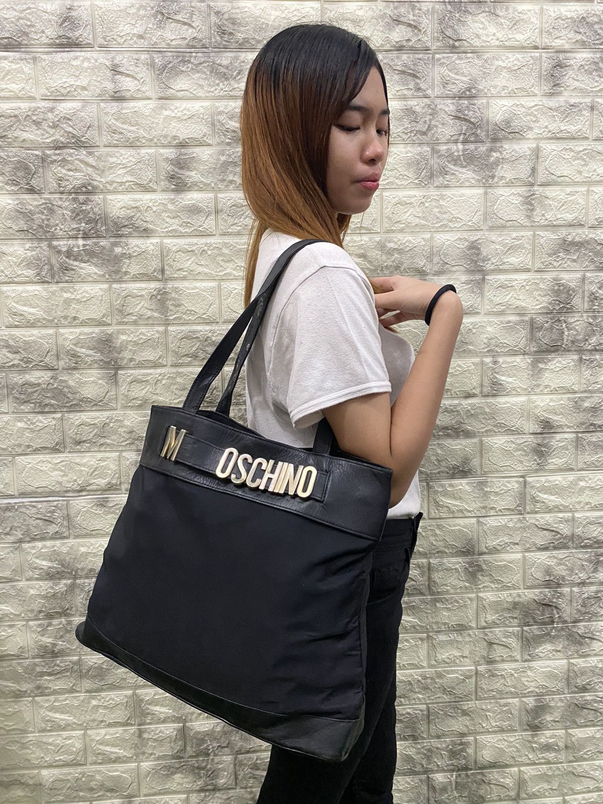 Moschino Moschino Black Tote Bag Size ONE SIZE - 13 Thumbnail