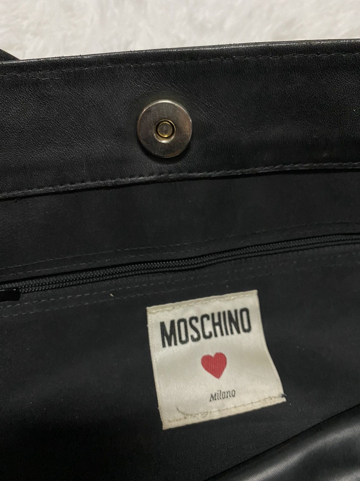 Moschino Moschino Black Tote Bag Size ONE SIZE - 8 Thumbnail
