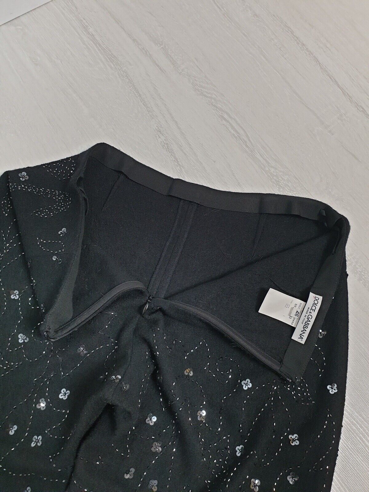 Dolce & Gabbana Dolce & Gabbana Pants Beads\Sequins Handmade Wool Size 46 Size 32" / US 10 / IT 46 - 16 Thumbnail