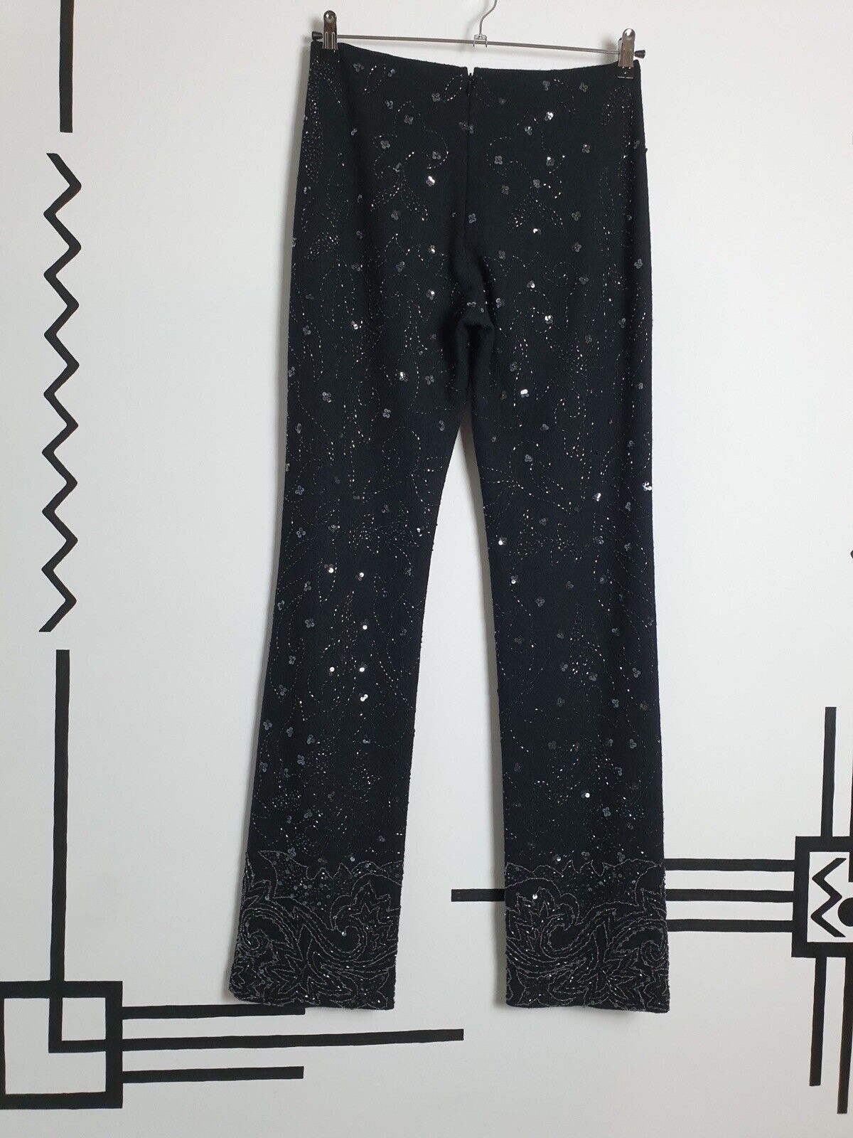 Dolce & Gabbana Dolce & Gabbana Pants Beads\Sequins Handmade Wool Size 46 Size 32" / US 10 / IT 46 - 8 Thumbnail