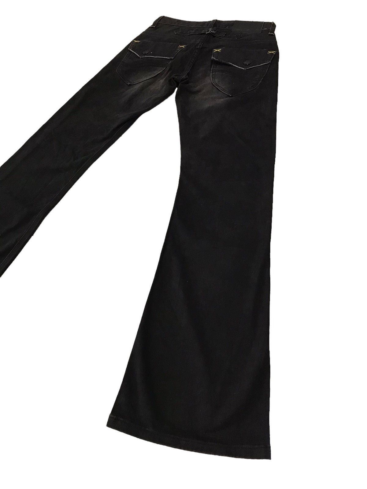 Hysteric Glamour Flare Jeans 🔥 Vintage Lee Buckle Back Boot Cut Denim Size US 27 - 1 Thumbnail