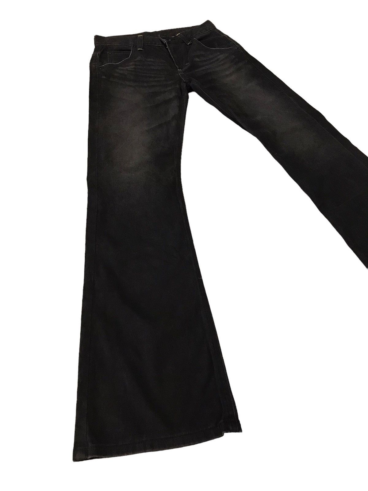 Hysteric Glamour Flare Jeans 🔥 Vintage Lee Buckle Back Boot Cut Denim Size US 27 - 2 Thumbnail