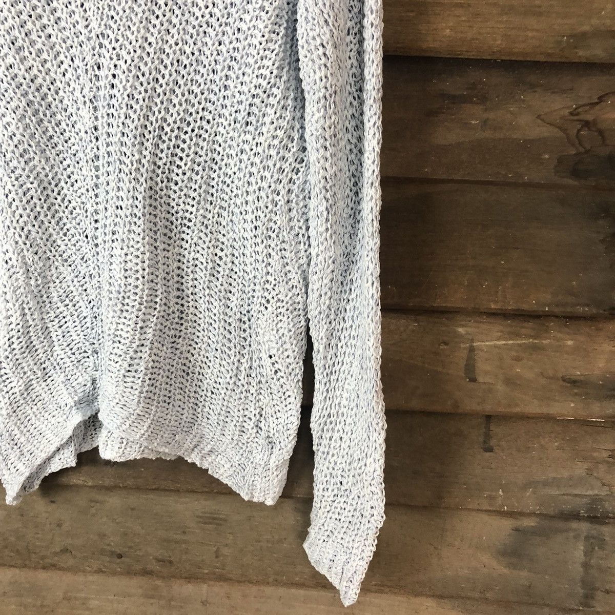 Homespun Knitwear DL Japan skull Crochet like number nine ripped Knit #7149 Size US M / EU 48-50 / 2 - 5 Thumbnail