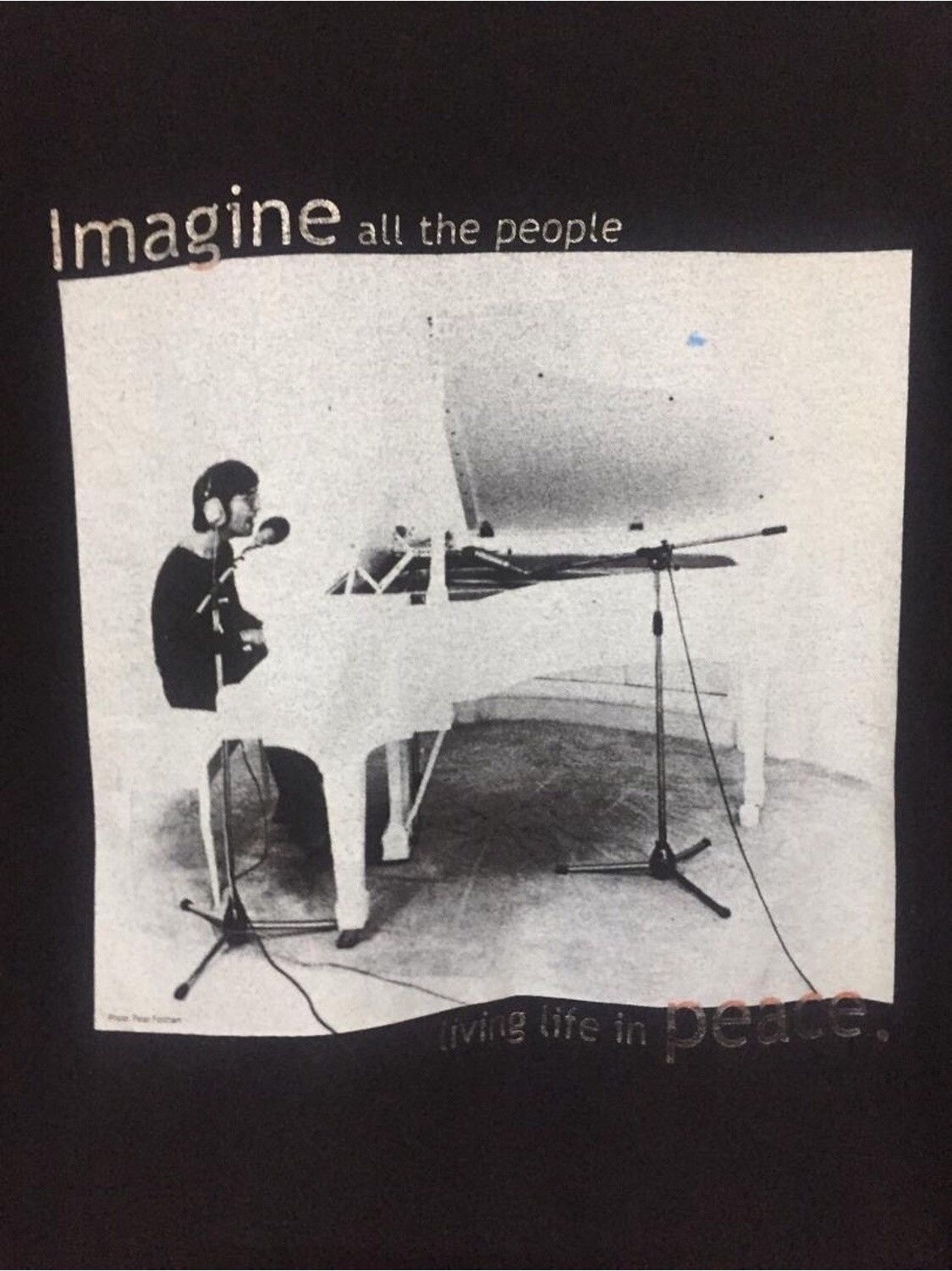 Band Tees John Lennon Imagine all the people living life in peace Size US M / EU 48-50 / 2 - 3 Thumbnail