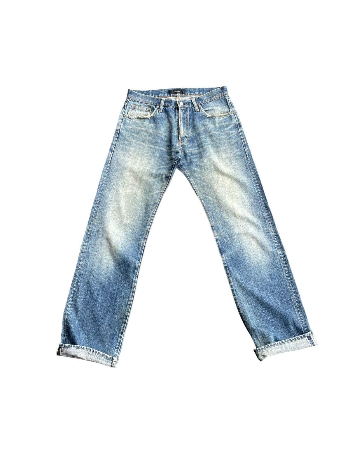 Global Work Global Work Selvedge Distresed & Rework Denim Size US 32 / EU 48 - 1 Thumbnail