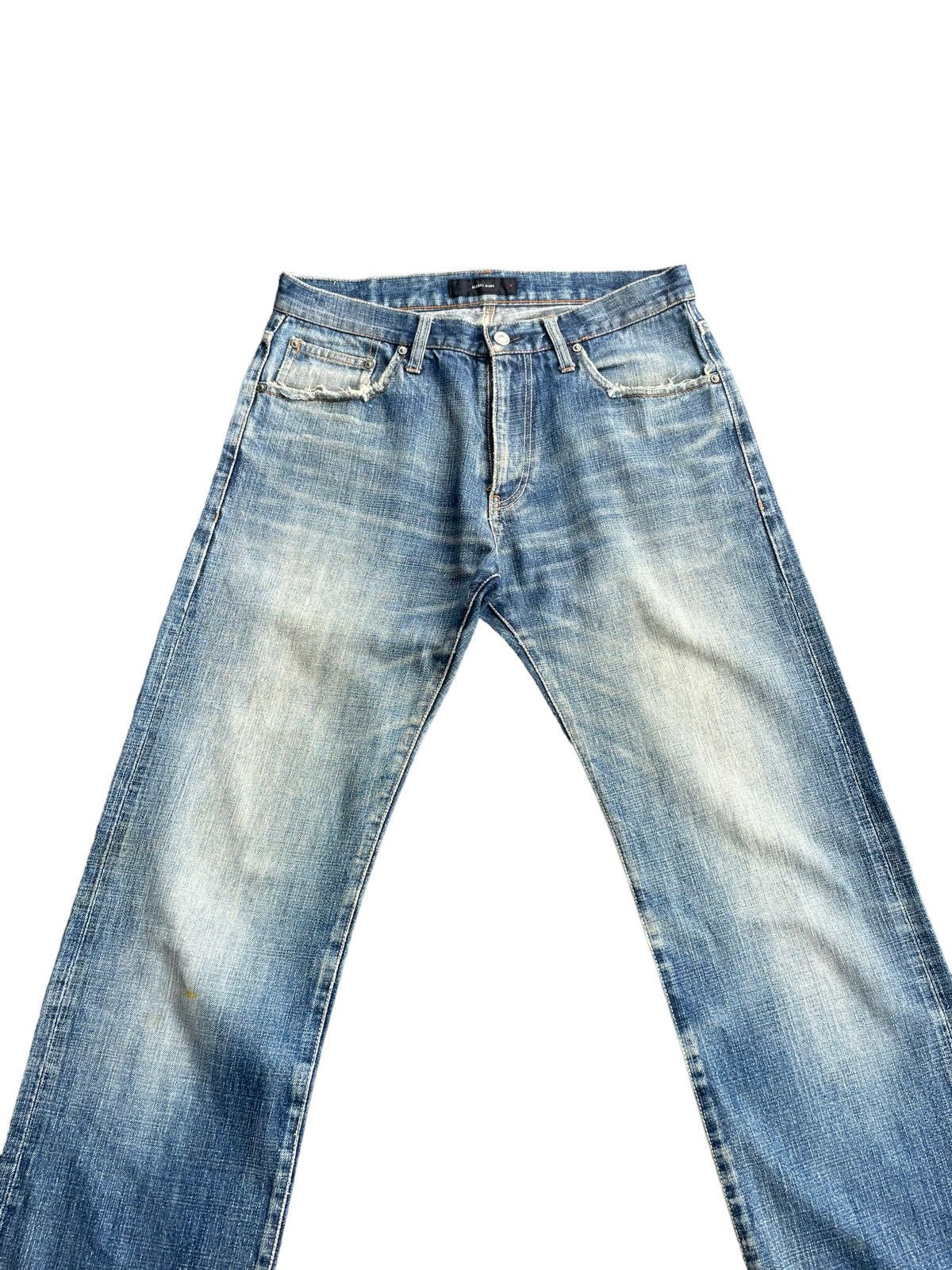 Global Work Global Work Selvedge Distresed & Rework Denim Size US 32 / EU 48 - 4 Thumbnail