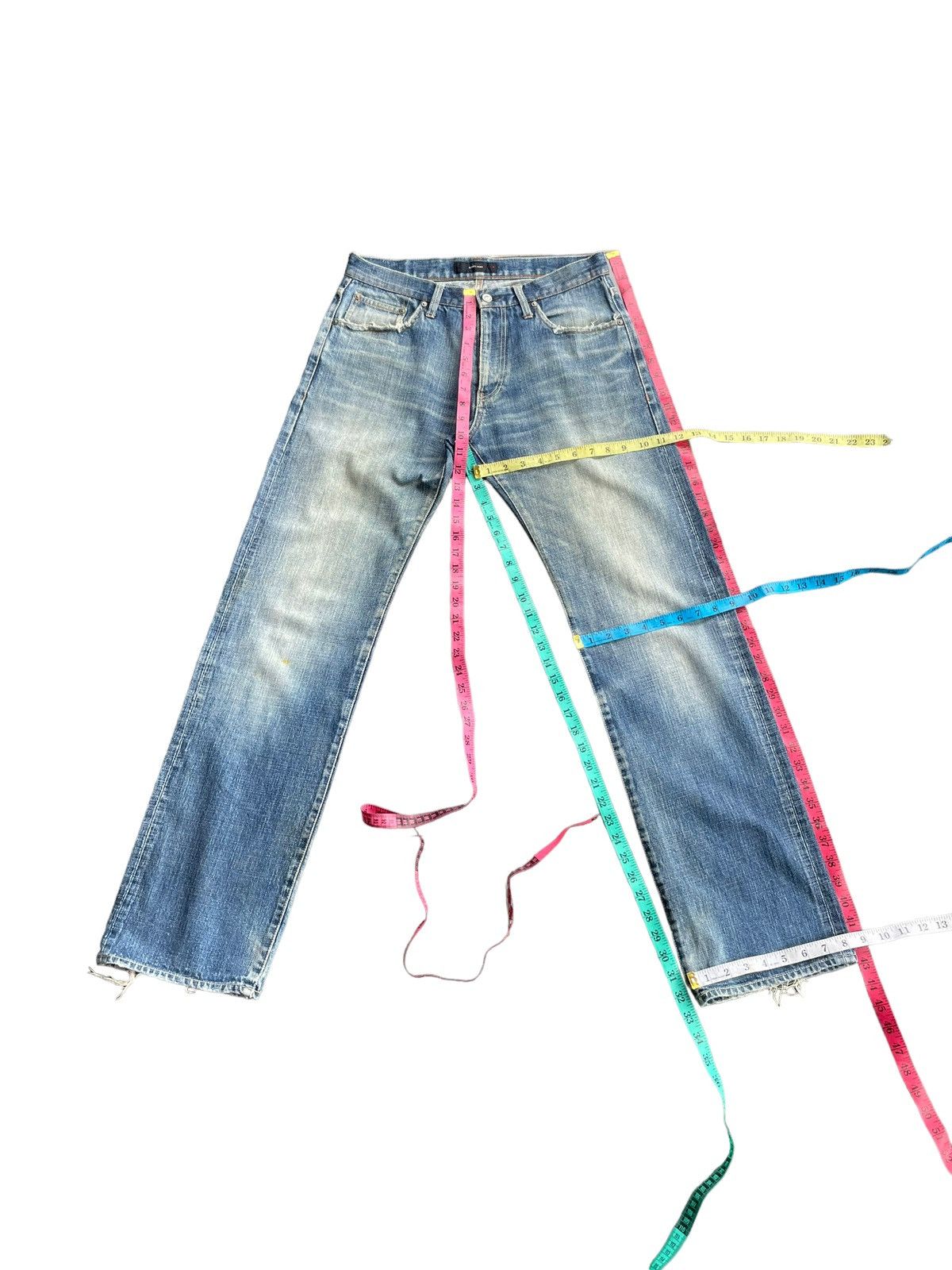 Global Work Global Work Selvedge Distresed & Rework Denim Size US 32 / EU 48 - 23 Thumbnail