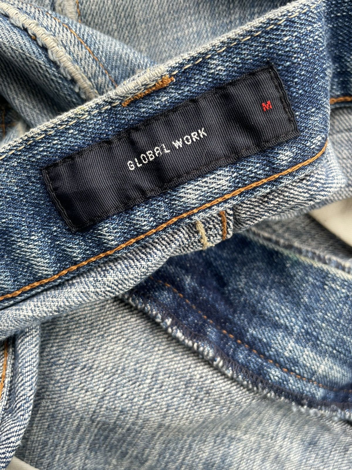 Global Work Global Work Selvedge Distresed & Rework Denim Size US 32 / EU 48 - 18 Thumbnail