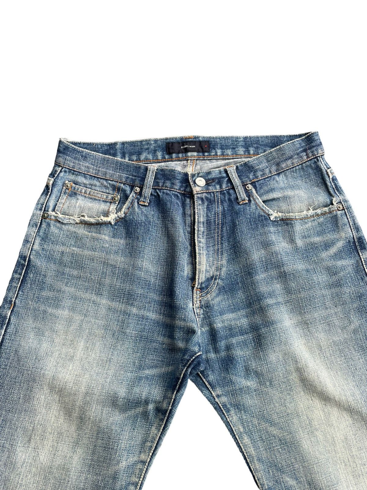 Global Work Global Work Selvedge Distresed & Rework Denim Size US 32 / EU 48 - 6 Thumbnail