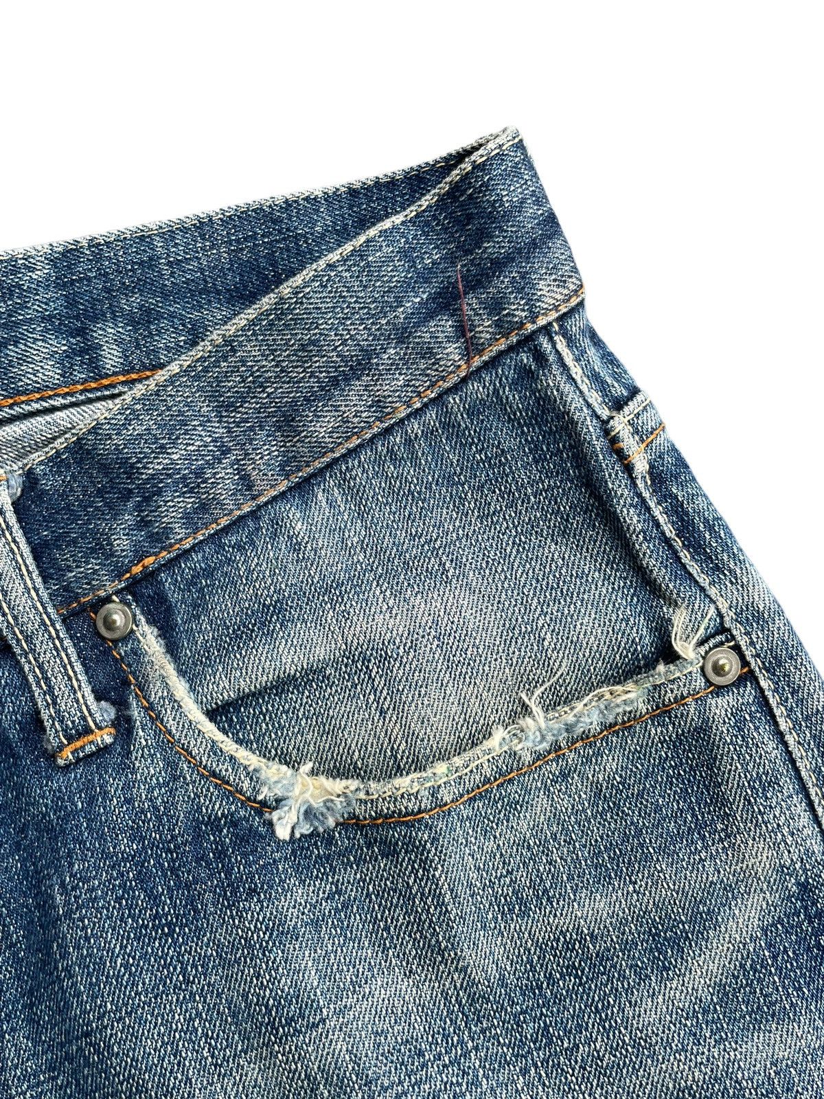 Global Work Global Work Selvedge Distresed & Rework Denim Size US 32 / EU 48 - 8 Thumbnail