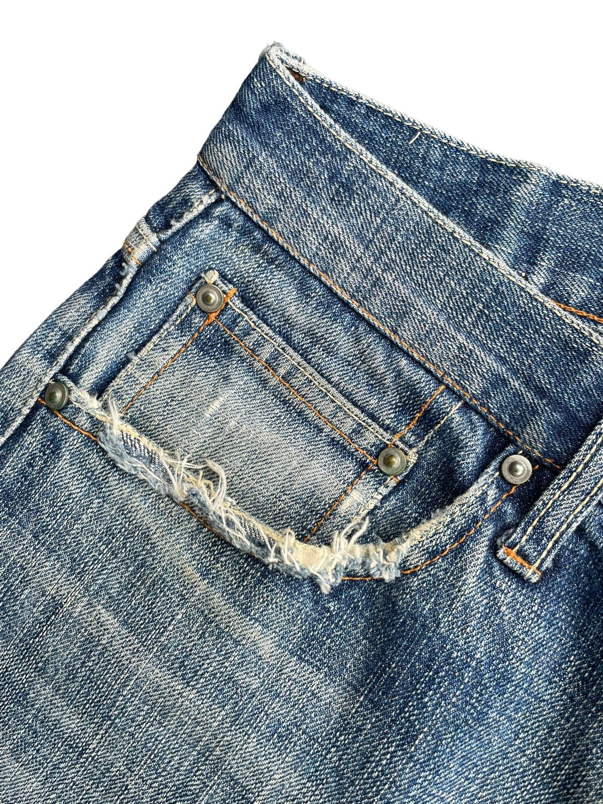 Global Work Global Work Selvedge Distresed & Rework Denim Size US 32 / EU 48 - 7 Thumbnail