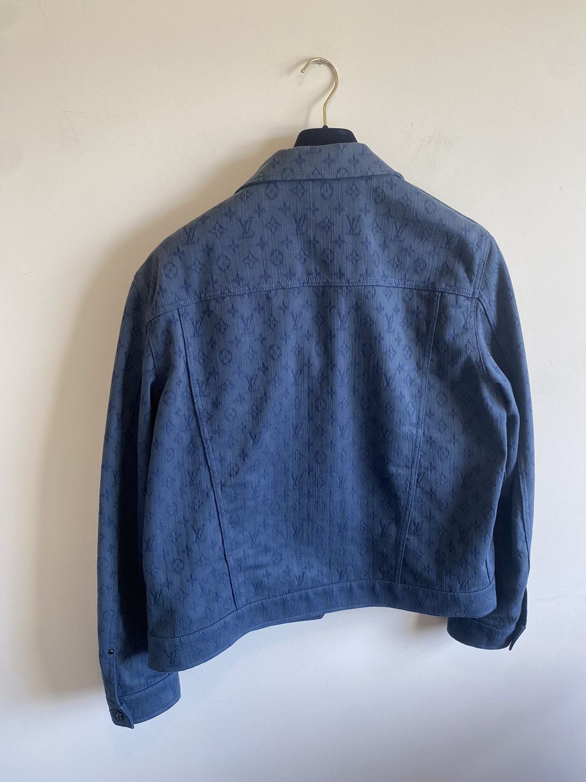Louis Vuitton Louis Vuitton LV Virgil Monogram Denim Jacket Jeans Blue Size US L / EU 52-54 / 3 - 3 Thumbnail