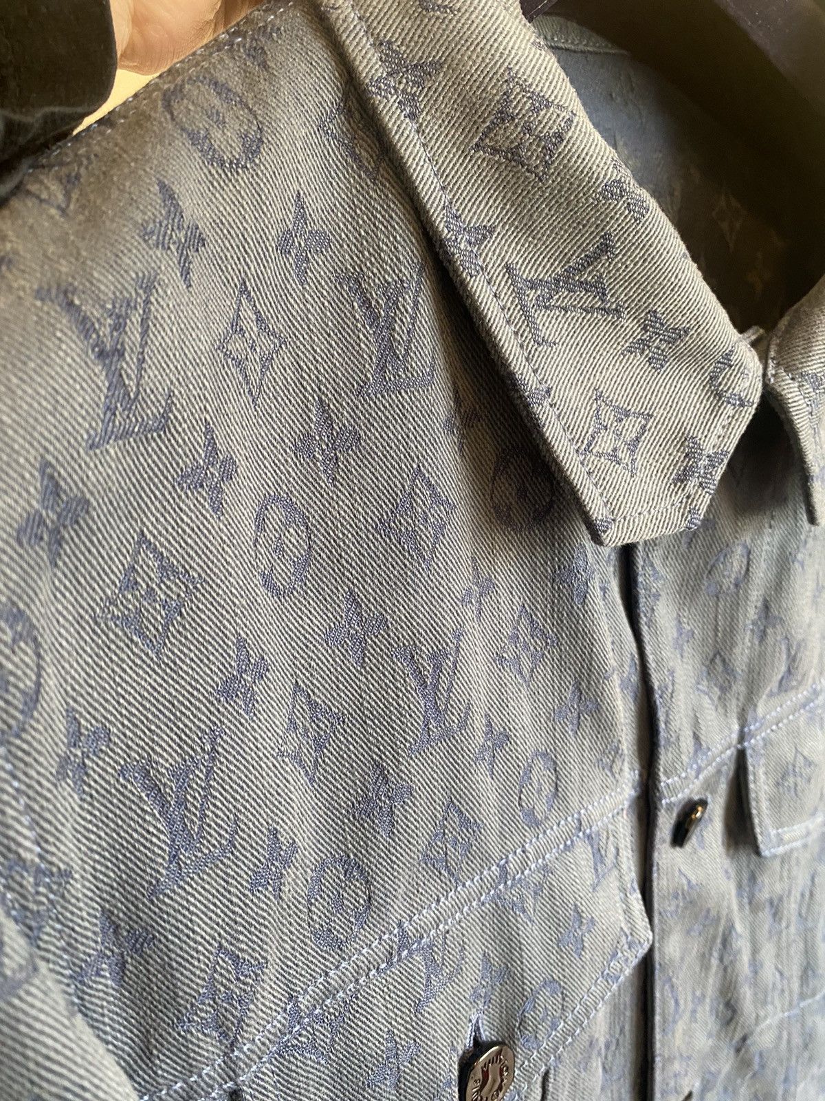 Louis Vuitton Louis Vuitton LV Virgil Monogram Denim Jacket Jeans Blue Size US L / EU 52-54 / 3 - 14 Thumbnail