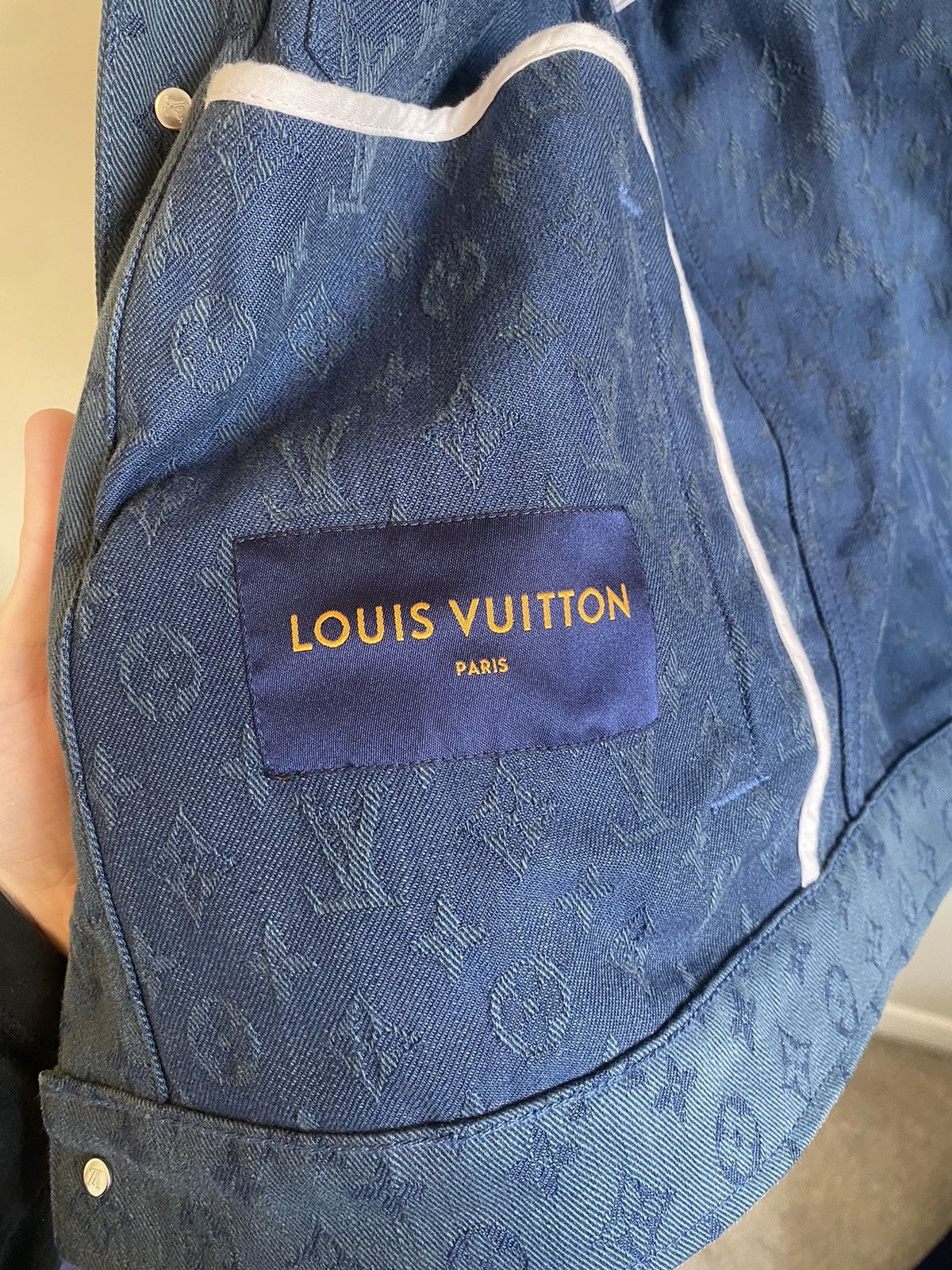 Louis Vuitton Louis Vuitton LV Virgil Monogram Denim Jacket Jeans Blue Size US L / EU 52-54 / 3 - 4 Thumbnail
