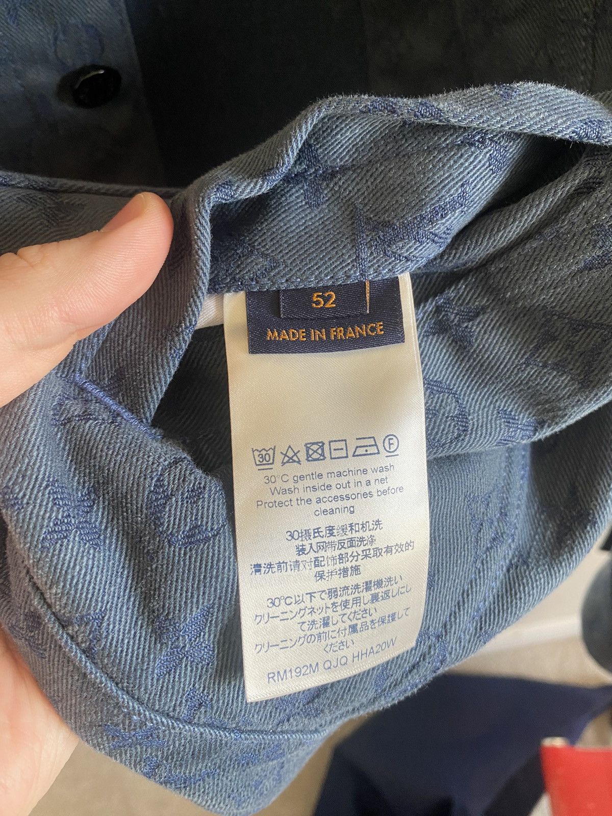 Louis Vuitton Louis Vuitton LV Virgil Monogram Denim Jacket Jeans Blue Size US L / EU 52-54 / 3 - 5 Thumbnail