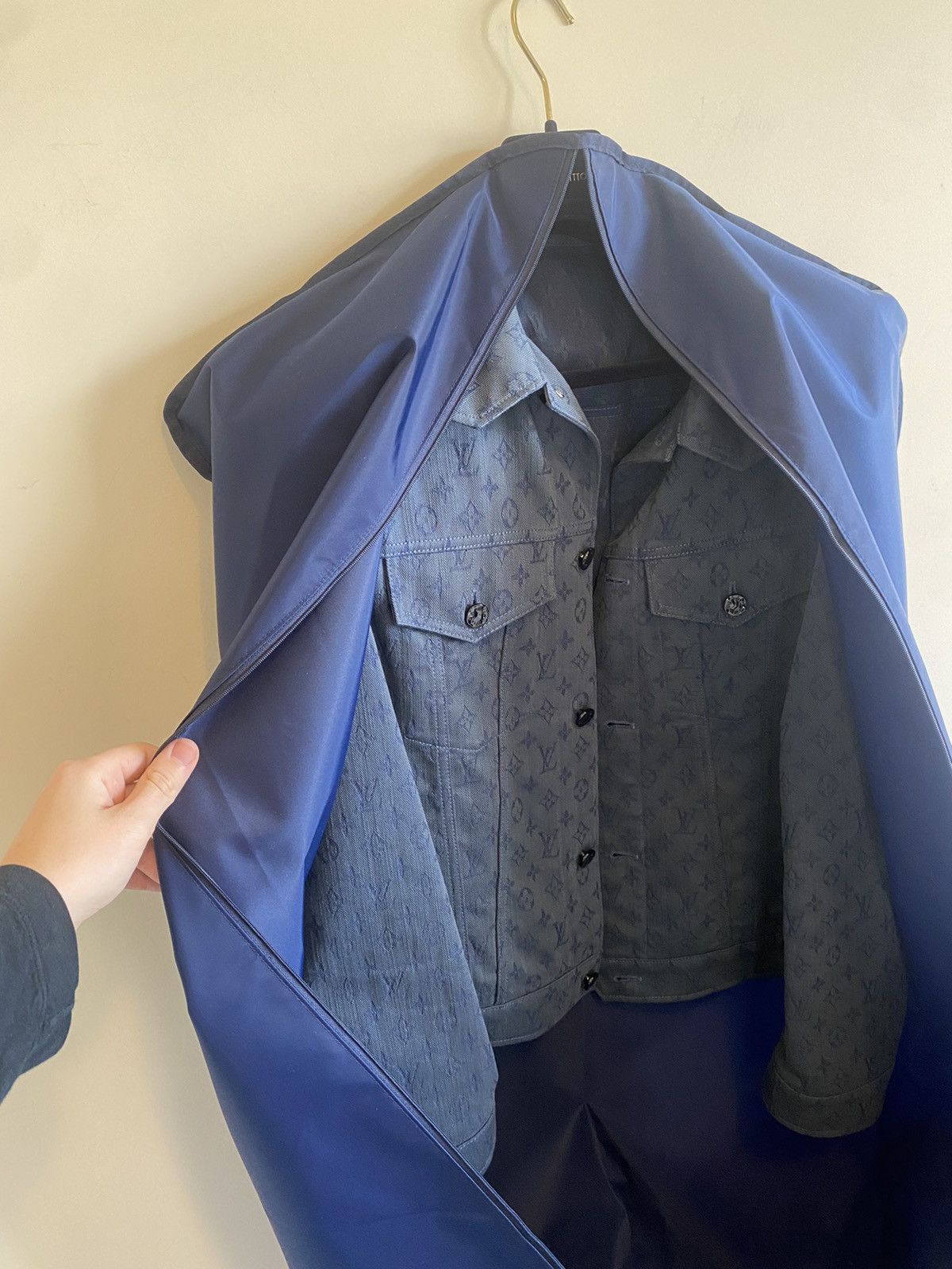 Louis Vuitton Louis Vuitton LV Virgil Monogram Denim Jacket Jeans Blue Size US L / EU 52-54 / 3 - 10 Thumbnail