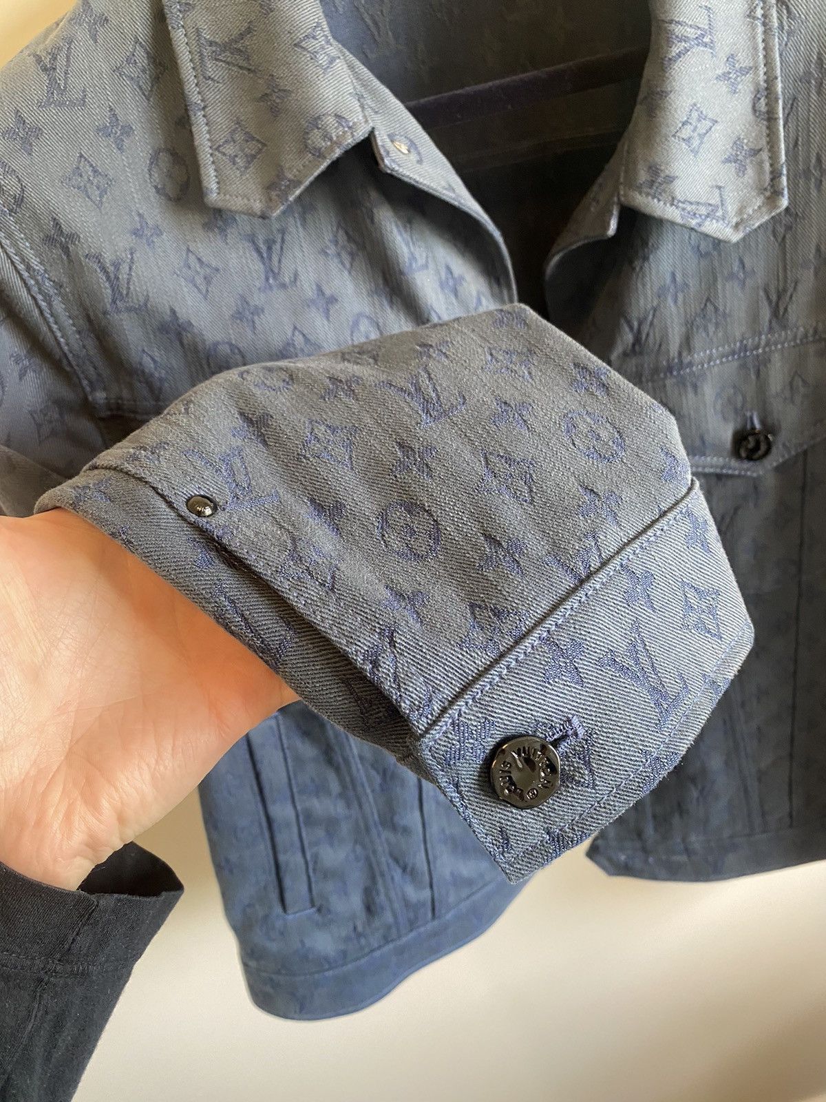 Louis Vuitton Louis Vuitton LV Virgil Monogram Denim Jacket Jeans Blue Size US L / EU 52-54 / 3 - 12 Thumbnail